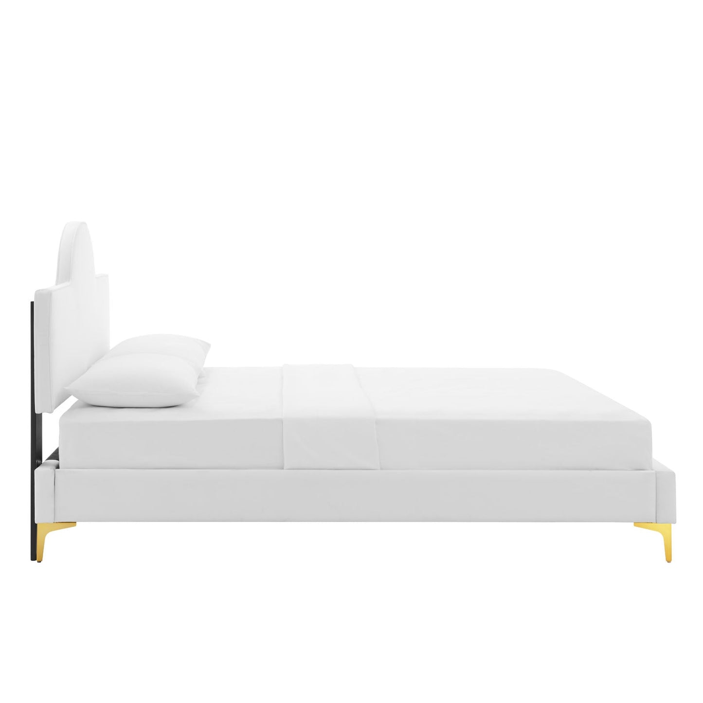 Sunny Performance Velvet King Bed by Modway