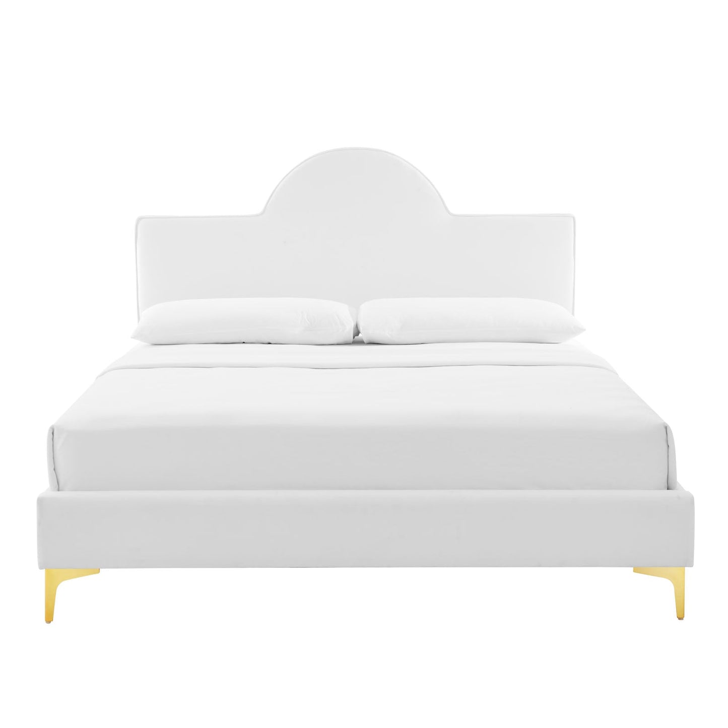 Sunny Performance Velvet King Bed by Modway