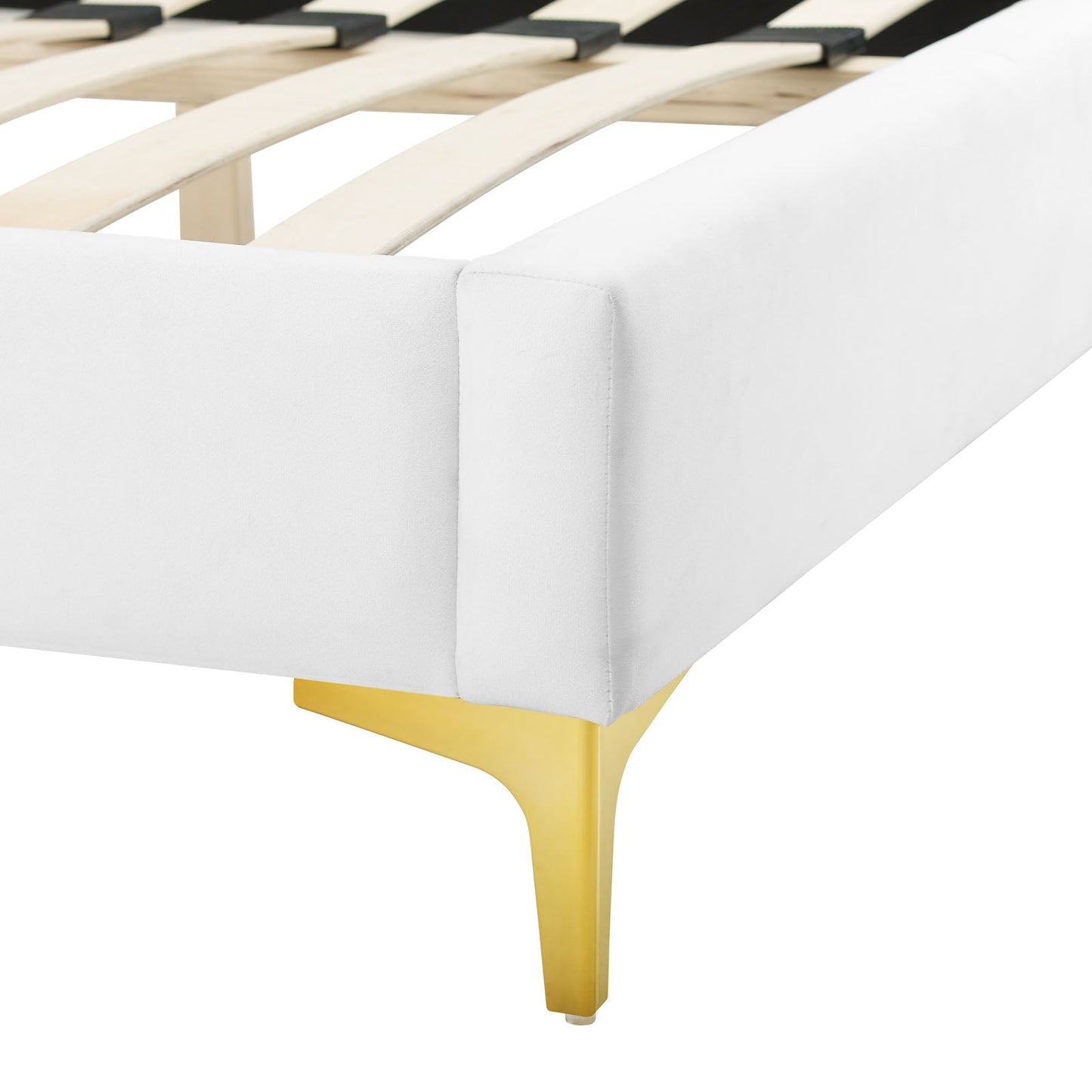 Sunny Performance Velvet King Bed by Modway