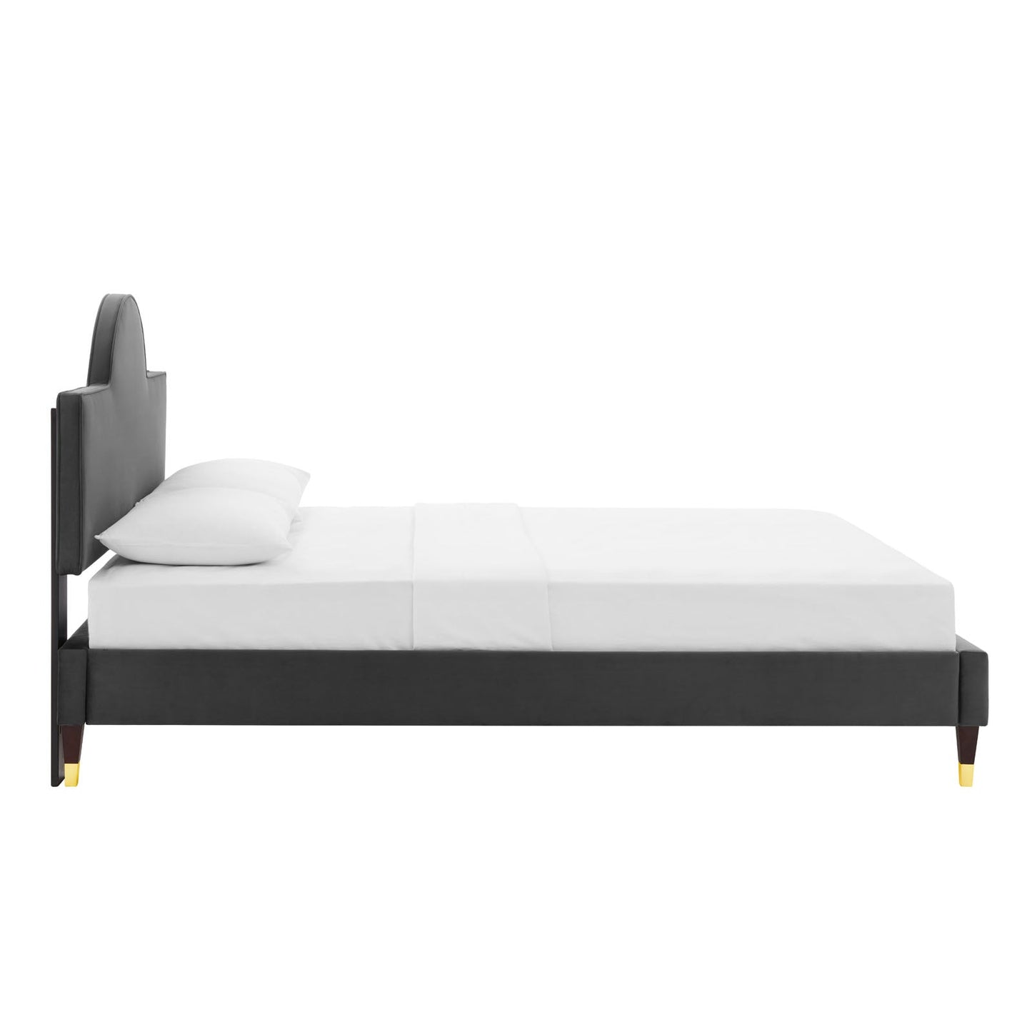 Aurora Performance Velvet King Bed by Modway