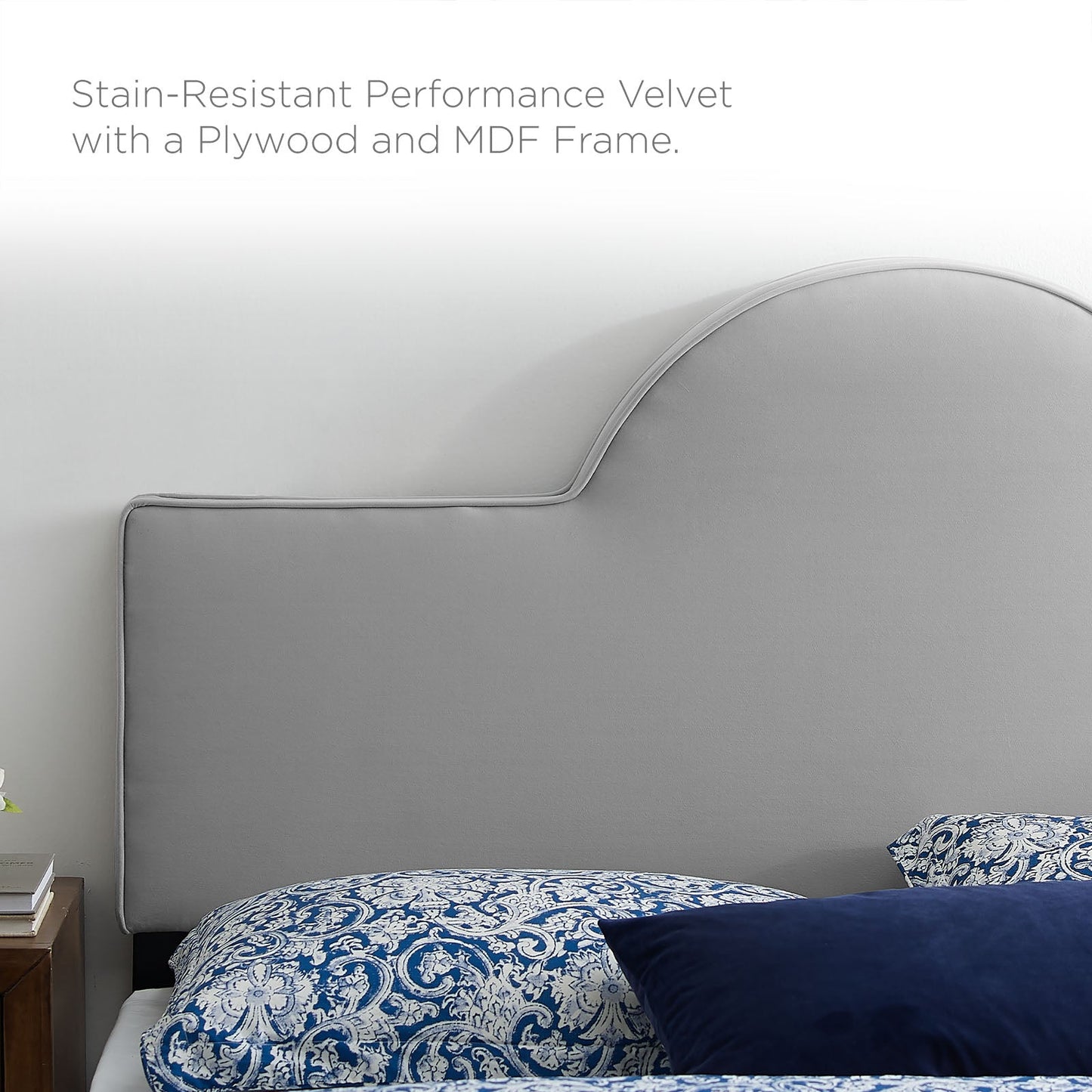 Soleil Performance Velvet King Bed by Modway