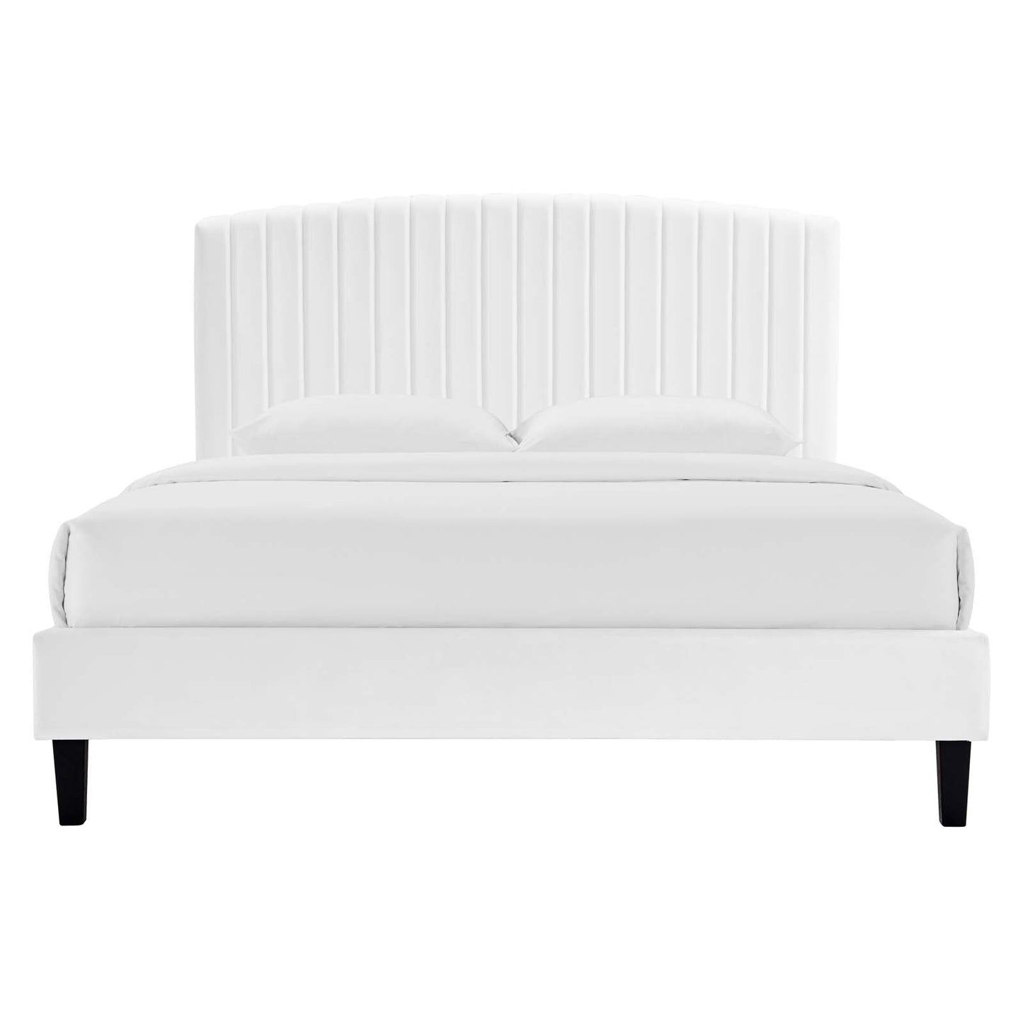 Alessi Performance Velvet Twin Platform Bed by Modway