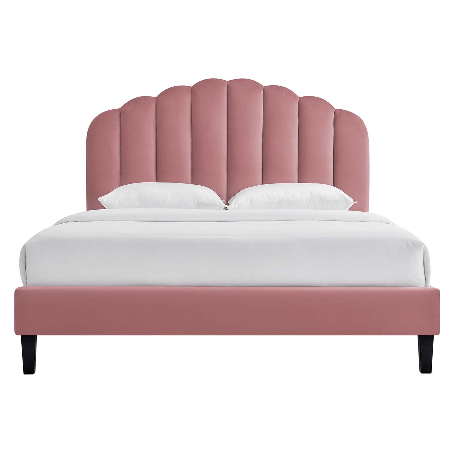 Daisy Performance Velvet Twin Platform Bed by Modway