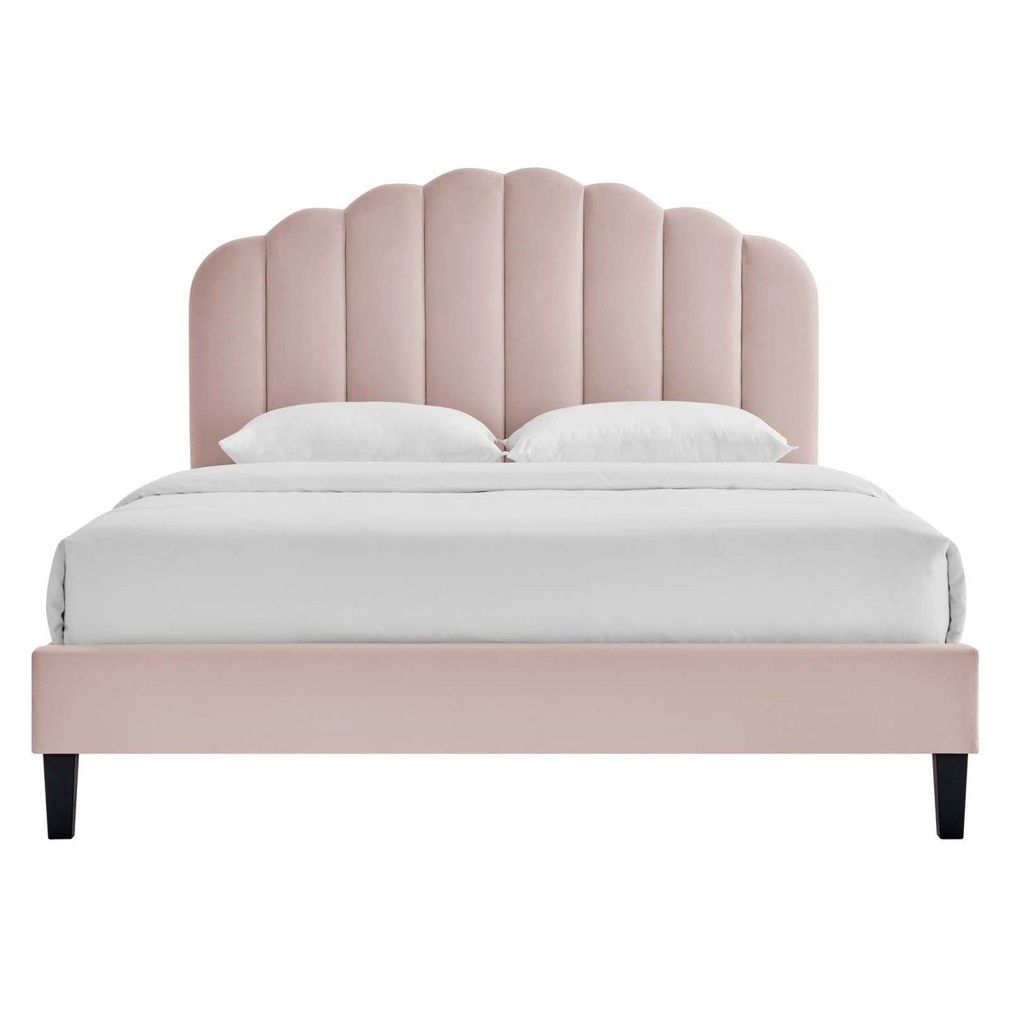 Daisy Performance Velvet Twin Platform Bed by Modway