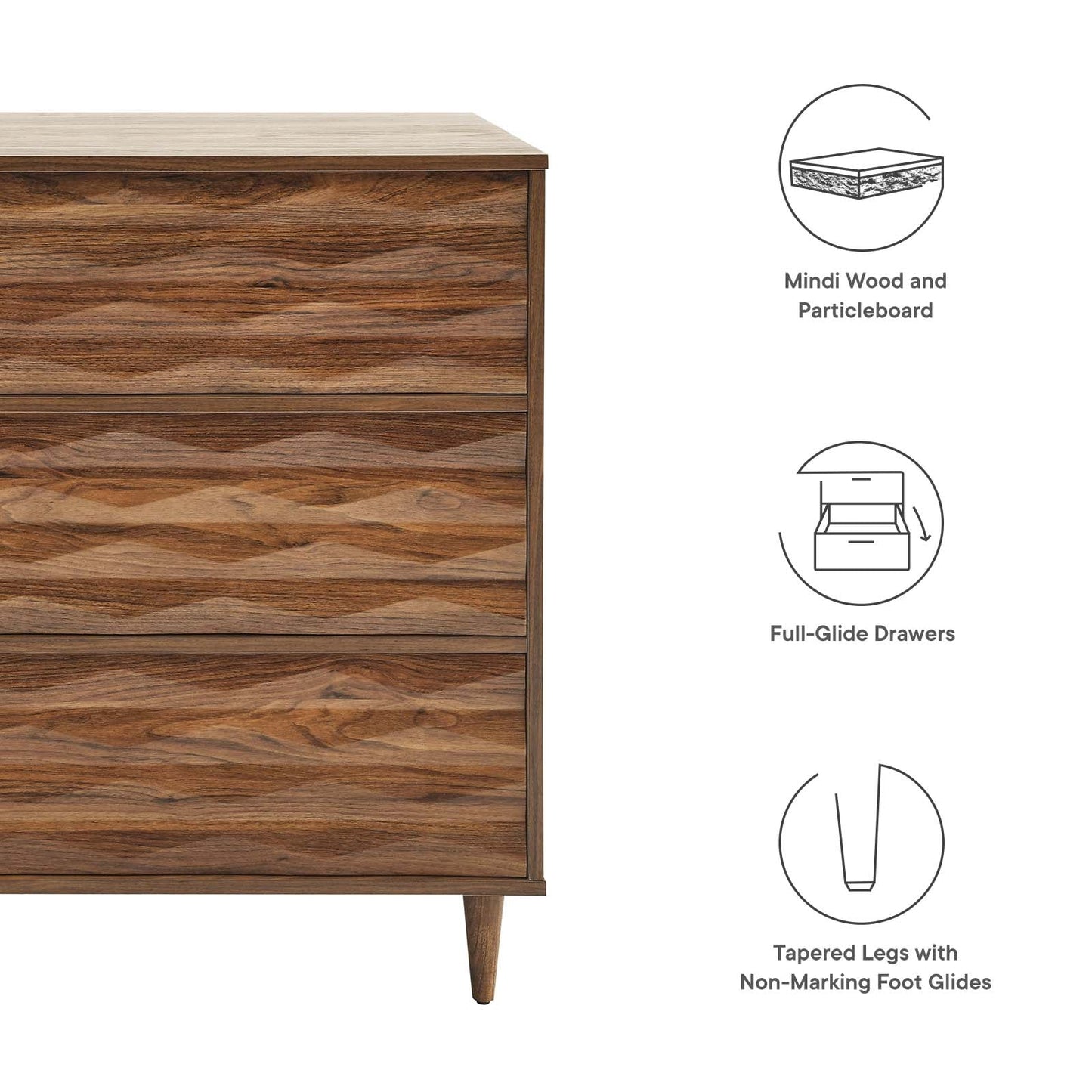 Vespera 6-Drawer Dresser by Modway