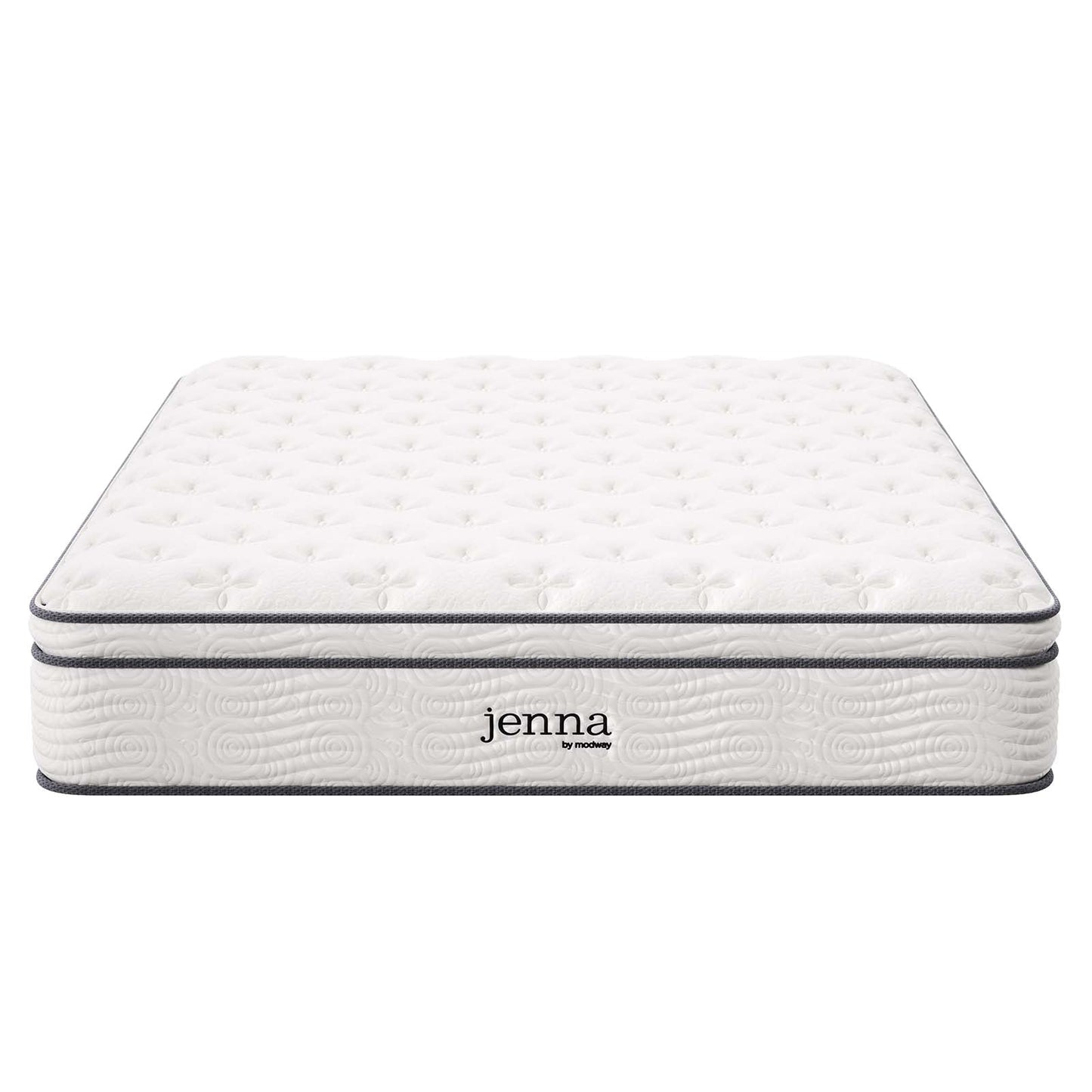 Jenna 12" Innerspring and Foam California King Mattress by Modway