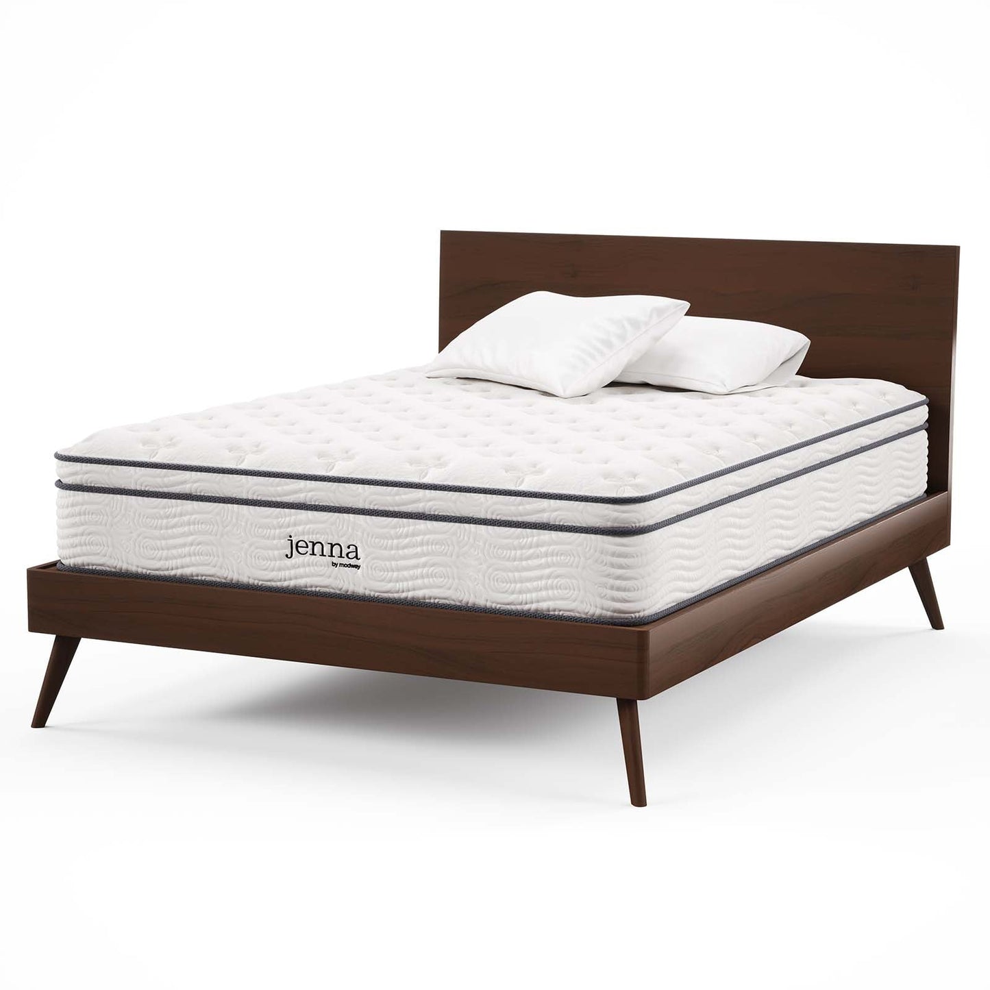 Jenna 12" Innerspring and Foam California King Mattress by Modway