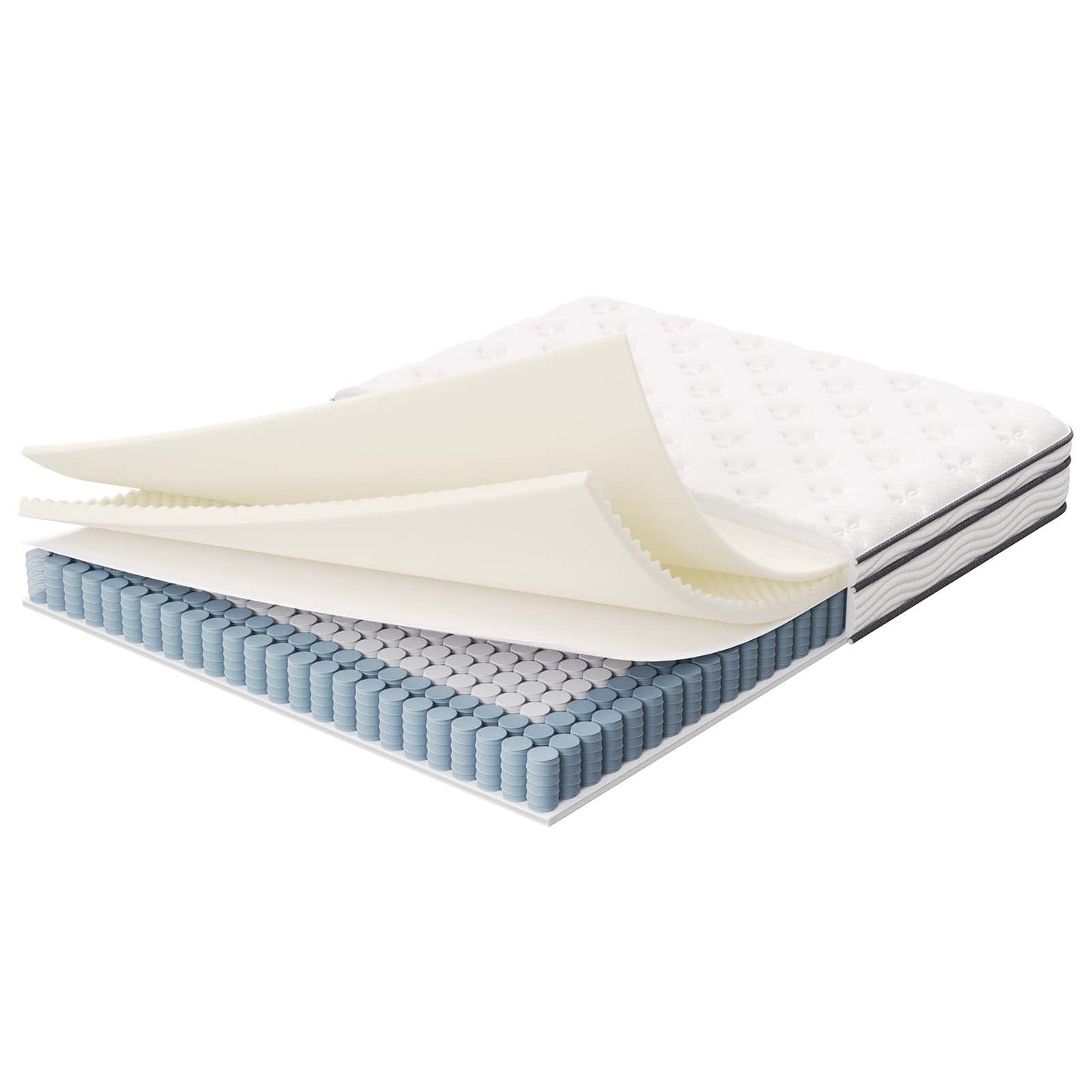 Jenna 6" Innerspring and Foam Queen Mattress by Modway