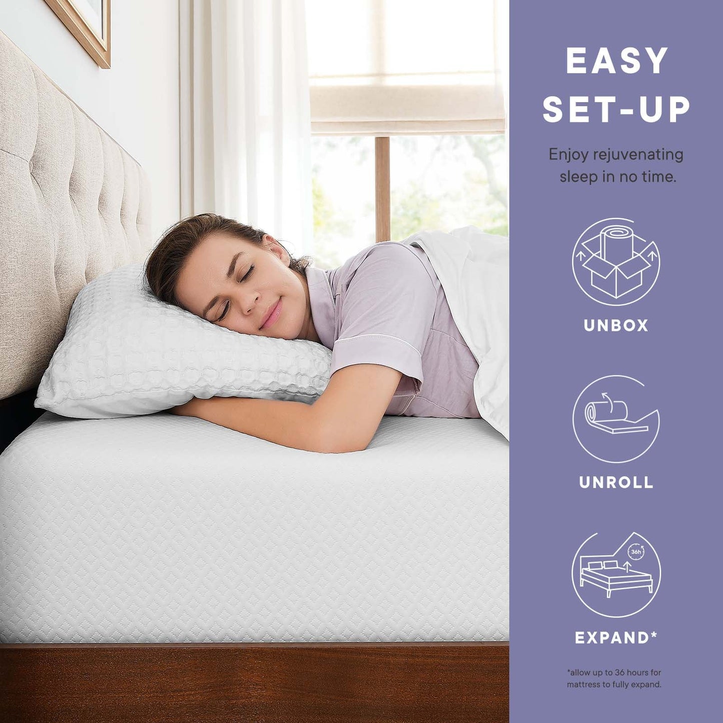 Mila 5" Full Mattress by Modway