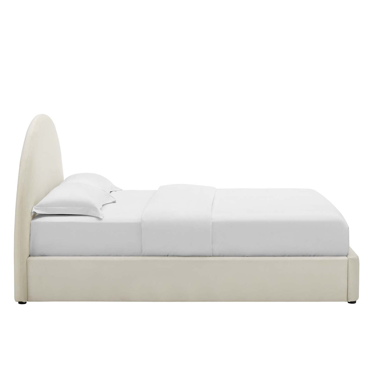 Resort Performance Velvet Arched Round Full Platform Bed by Modway