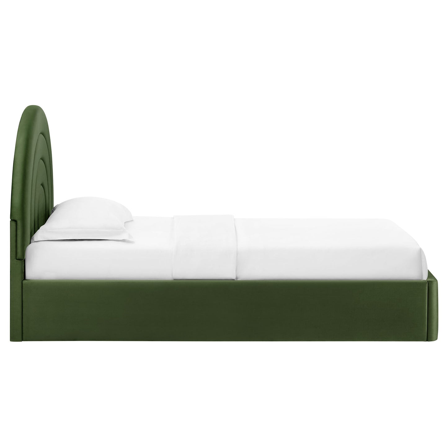 Solana Arched Performance Velvet Twin Platform Bed by Modway