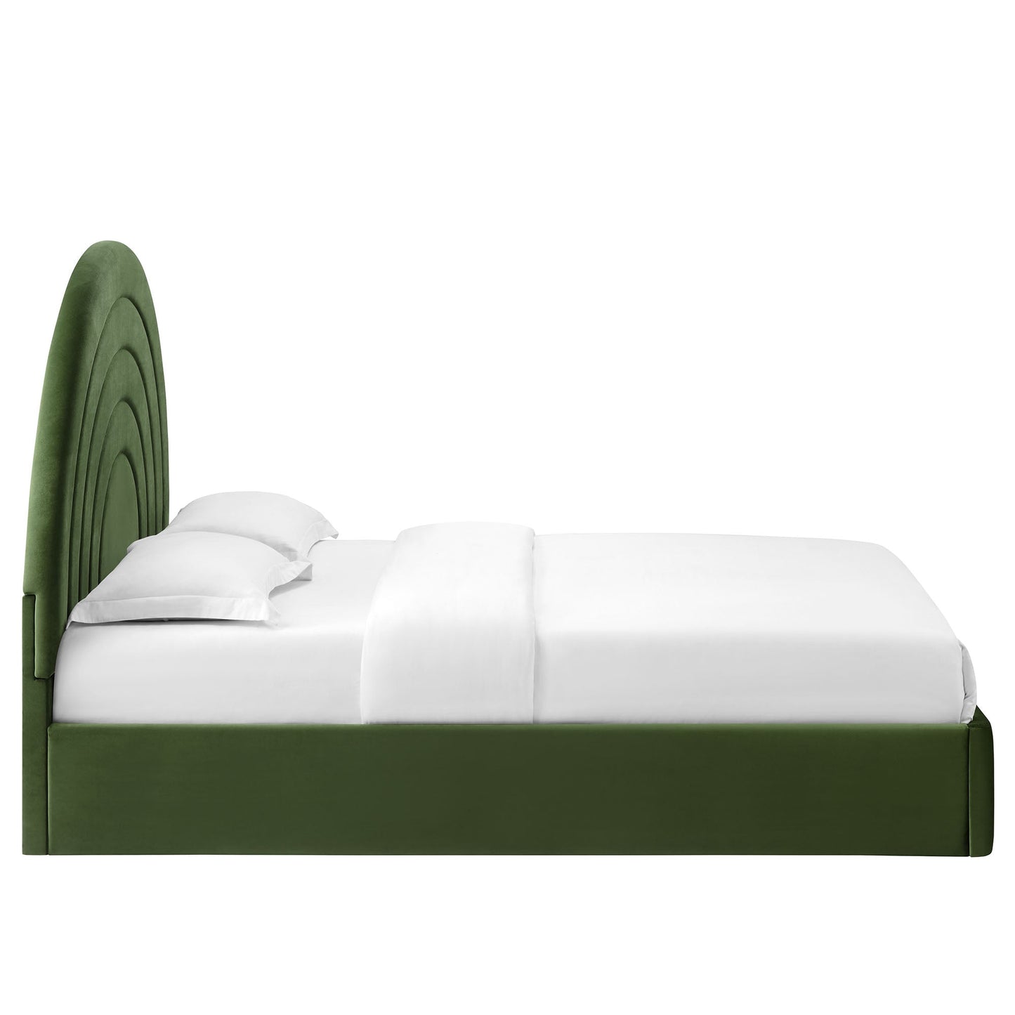 Solana Arched Performance Velvet Full Platform Bed by Modway