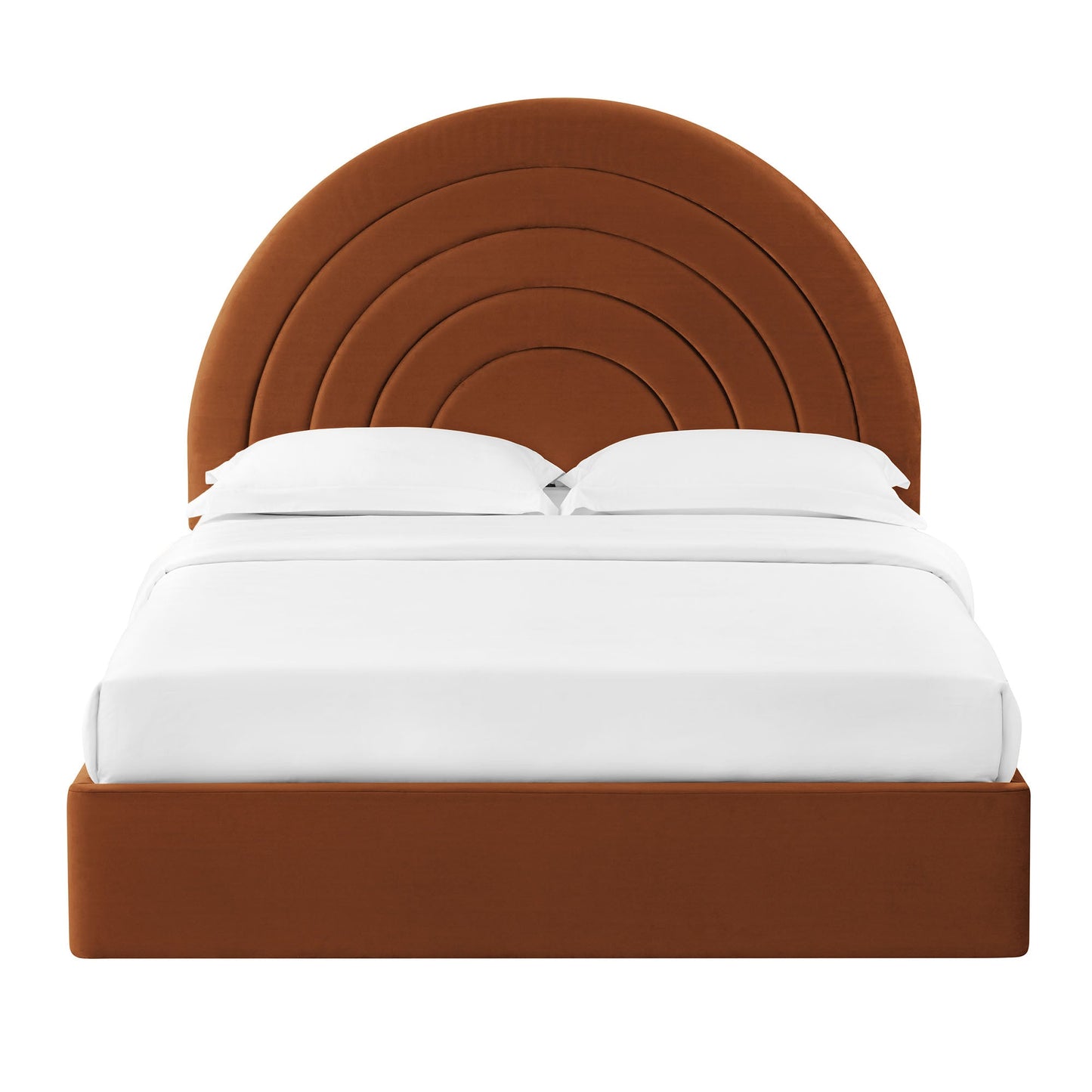Solana Arched Performance Velvet Full Platform Bed by Modway