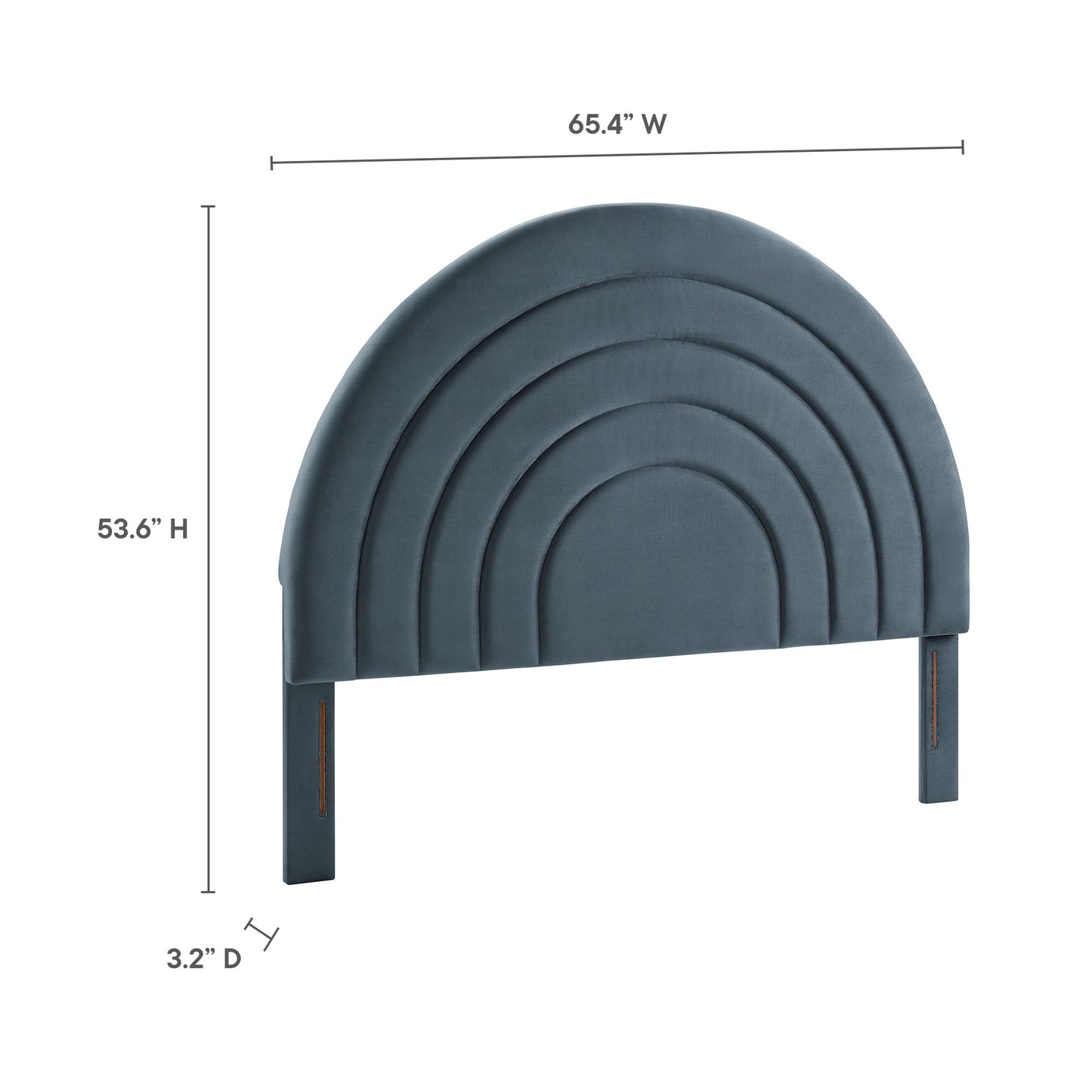 Solana Arched Performance Velvet Queen Headboard by Modway