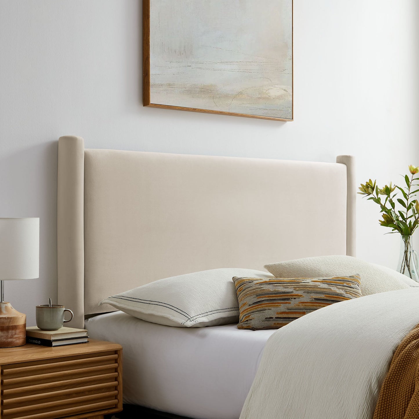 Rael Performance Velvet King Headboard by Modway
