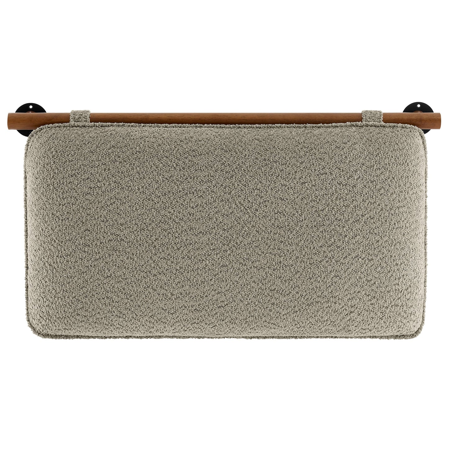 Anela Wall-Mounted Chenille Upholstered Twin Headboard by Modway