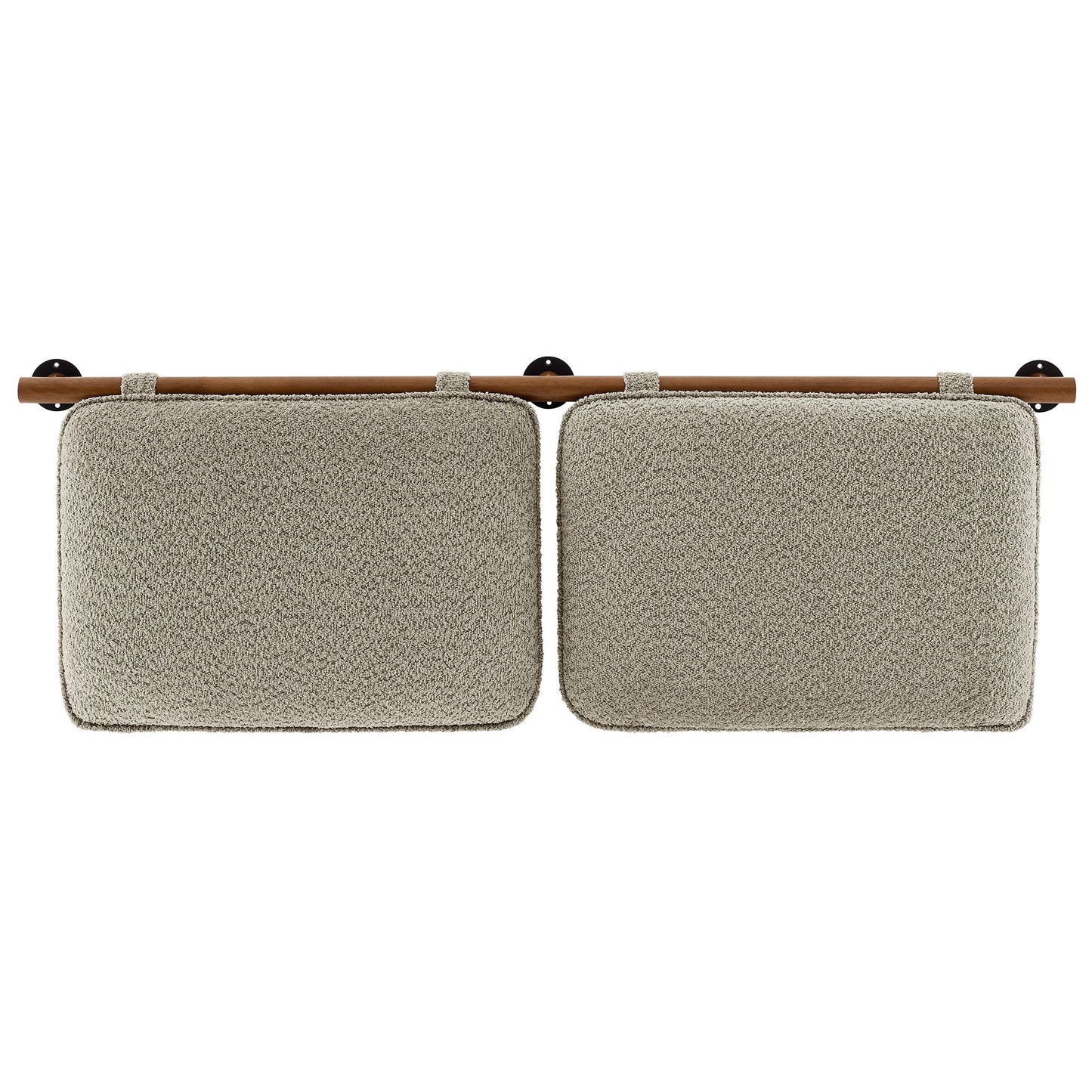Anela Wall-Mounted Chenille Upholstered King Size Headboard by Modway