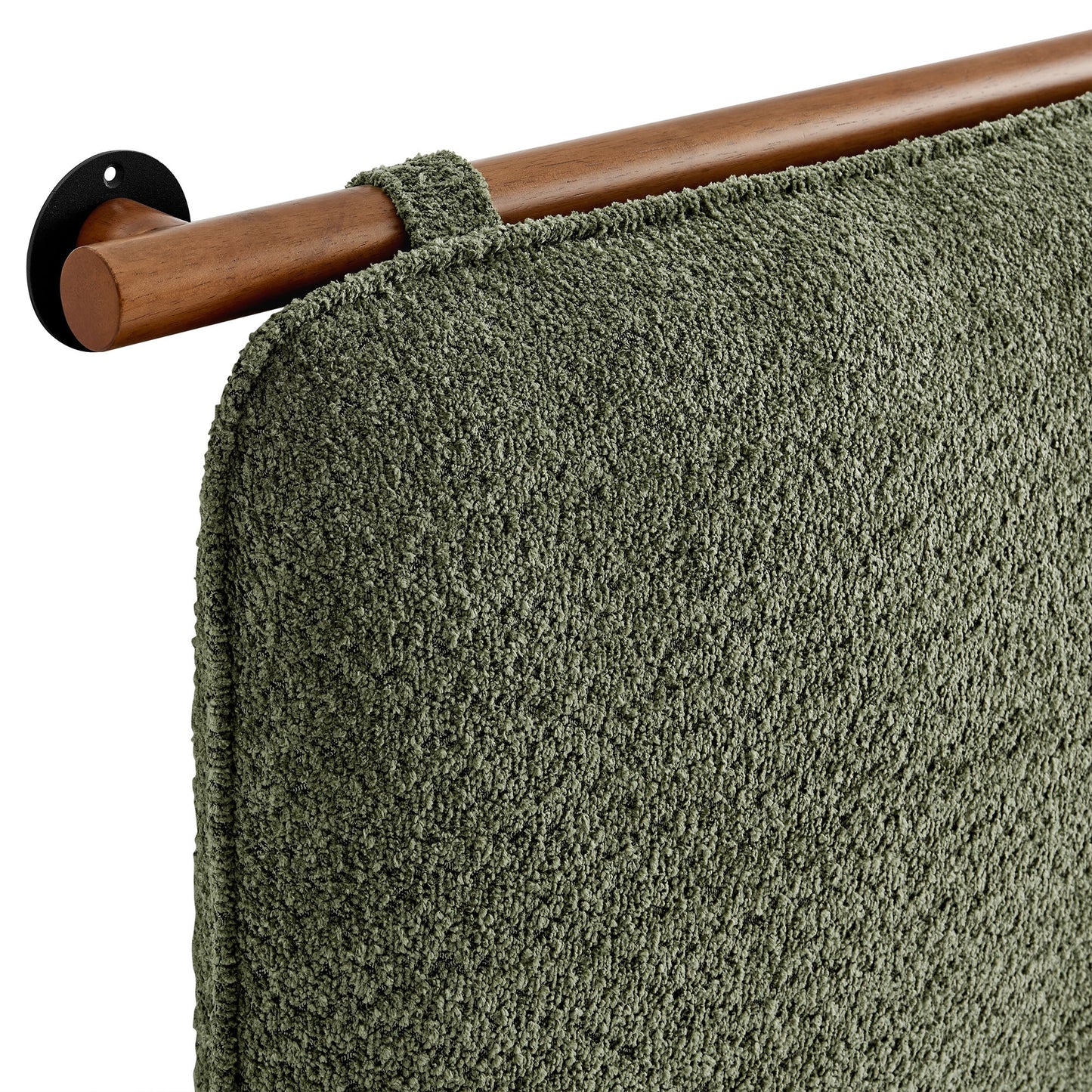 Anela Wall-Mounted Chenille Upholstered King Size Headboard by Modway