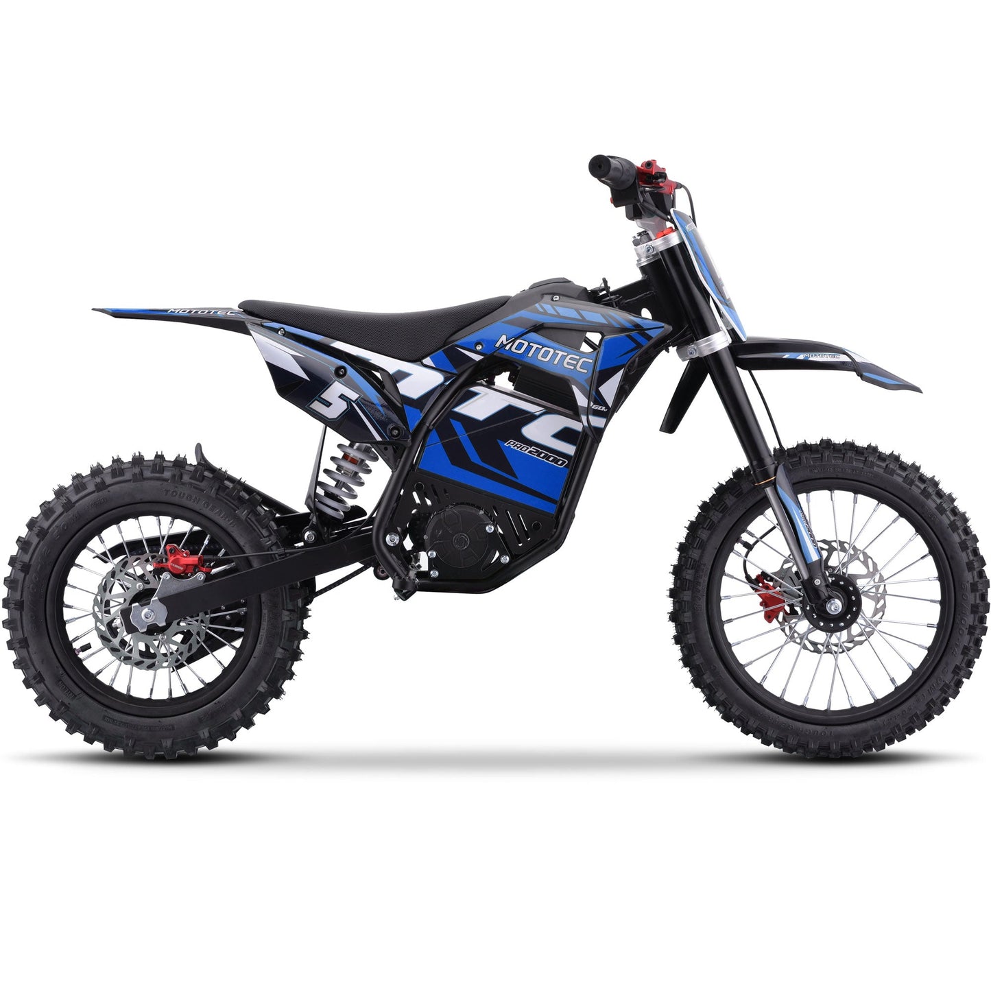 60V 2 kW Lithium Electric Dirt Bike (2,000 Watts)