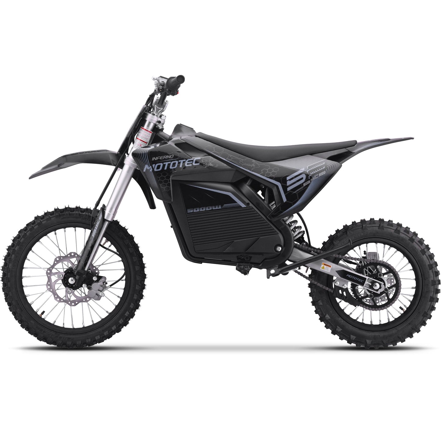 72V 5 kW Electric Dirt Bike (5,000 Watts)
