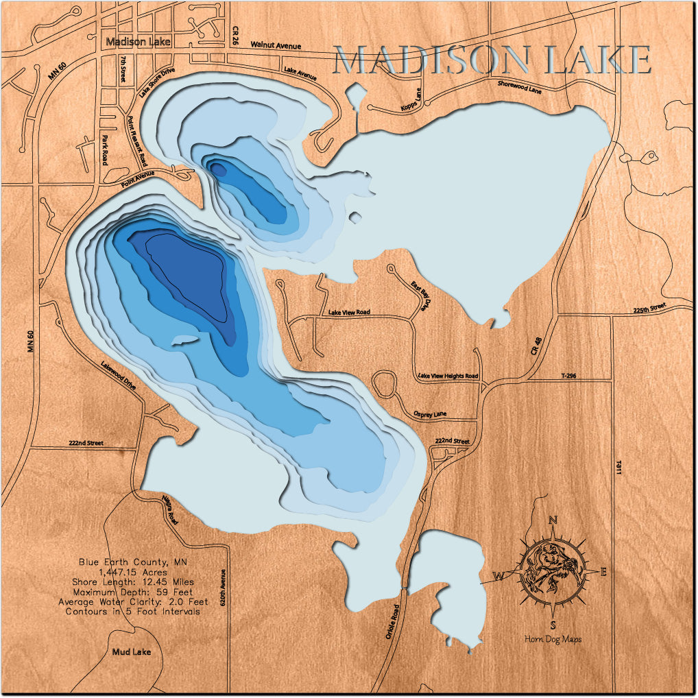 Madison Lake in Blue Earth County, Minnesota