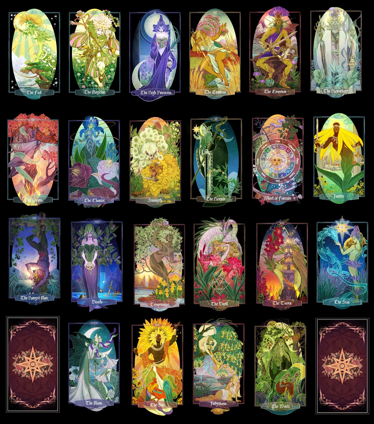 **NEW** Children of Ostara tarot card deck & book set- LIMITED GOLD EDITION