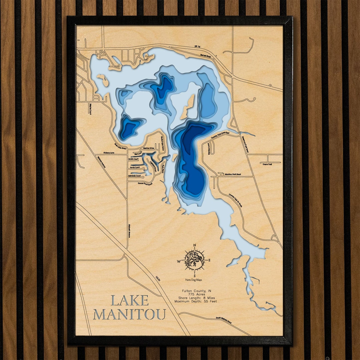 Lake Manitou in Fulton County, Indiana