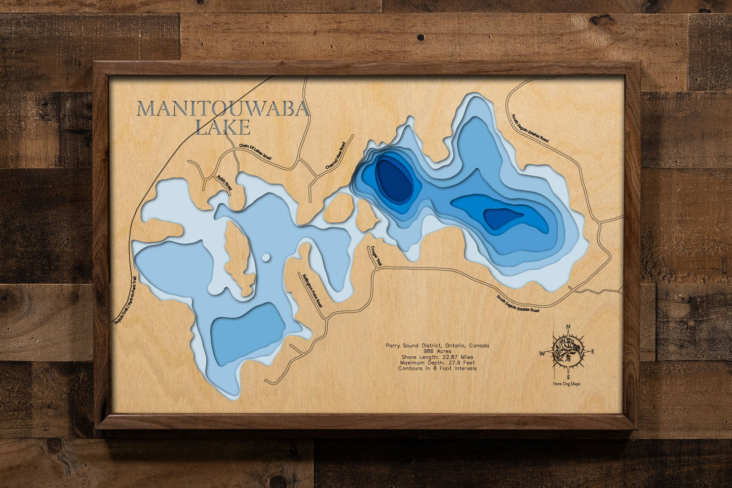 Manitouwaba Lake in Ontario, Canada