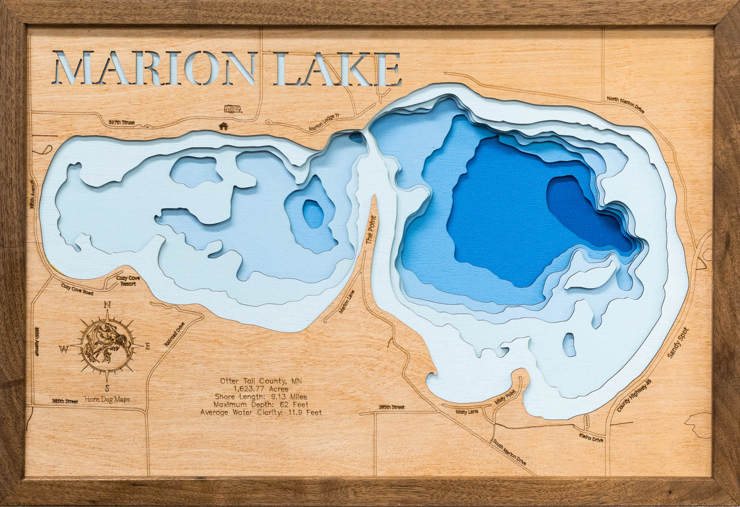 Marion Lake in Otter Tail County, Minnesota