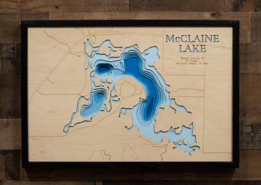 McClaine Lake in Sawyer County, Wisconsin