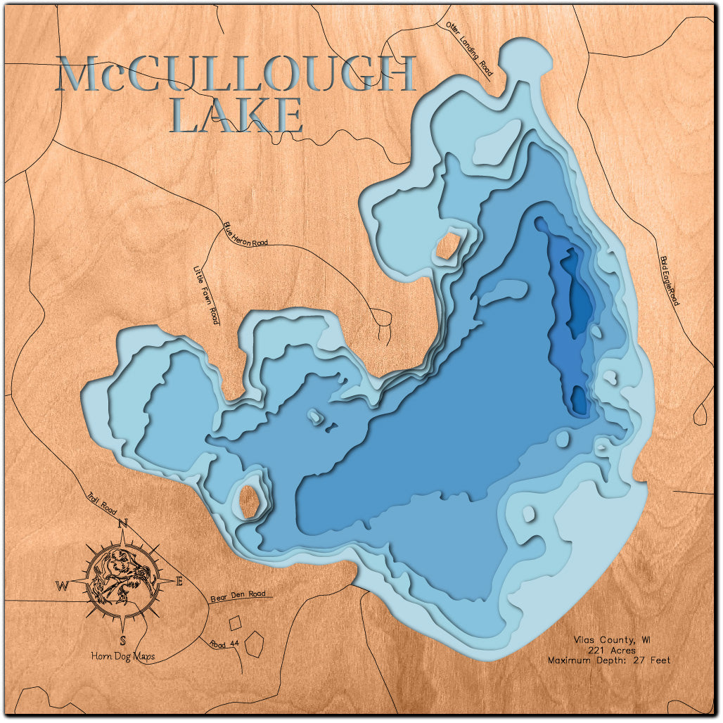 McCullough Lake in Vilas County, Wisconsin