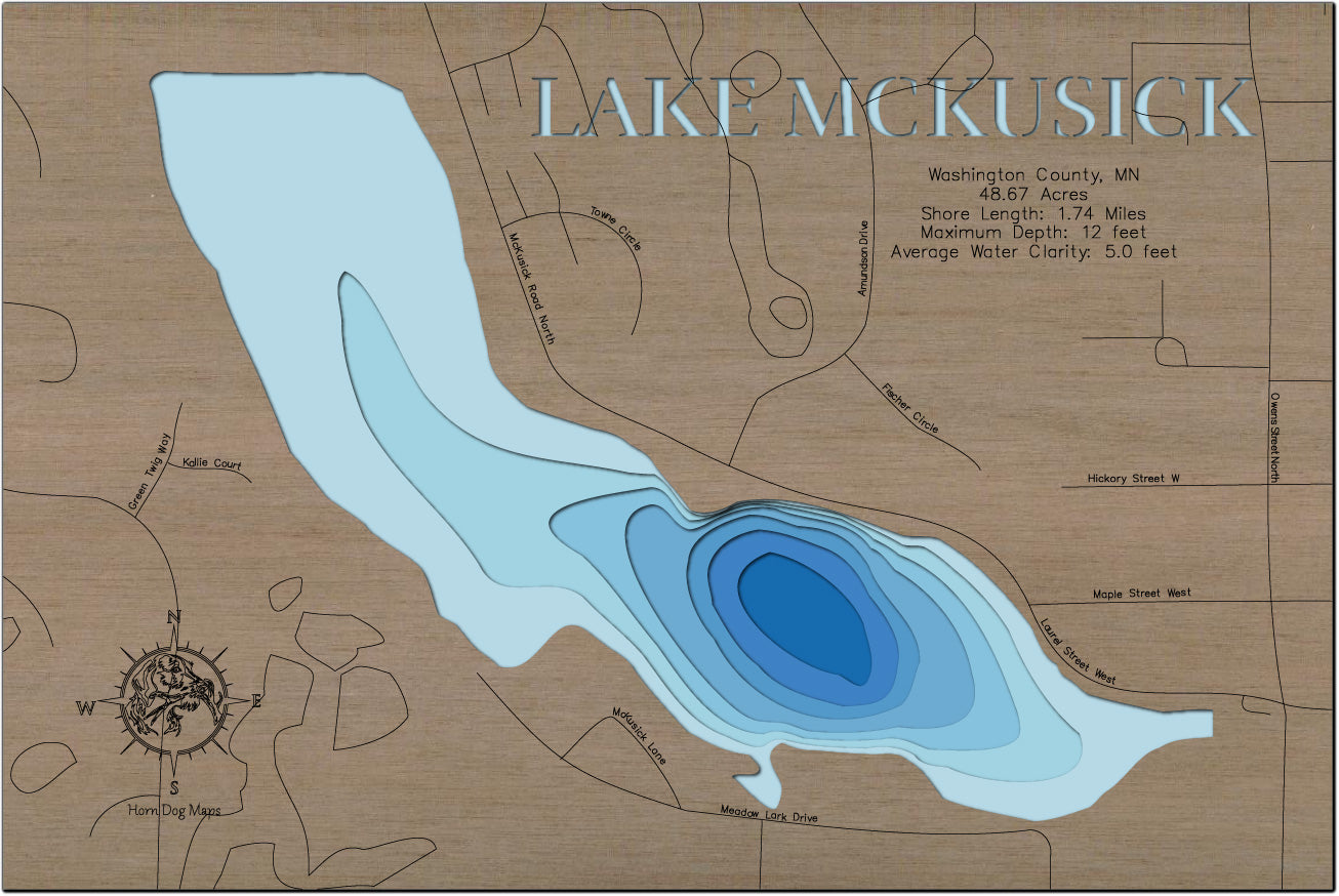 Lake McKusick in Washington County, Minnesota