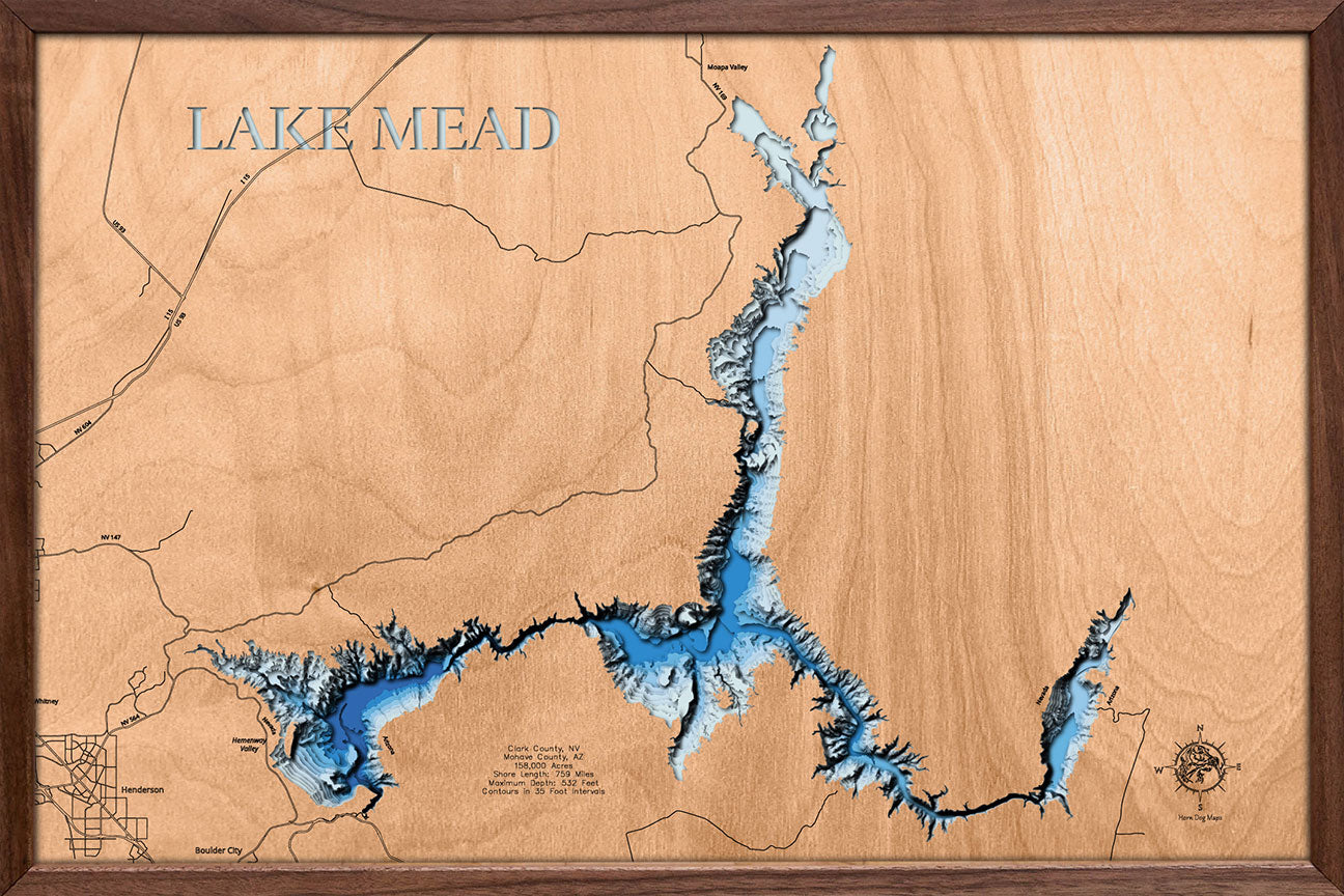 Lake Mead in Arizona and Nevada