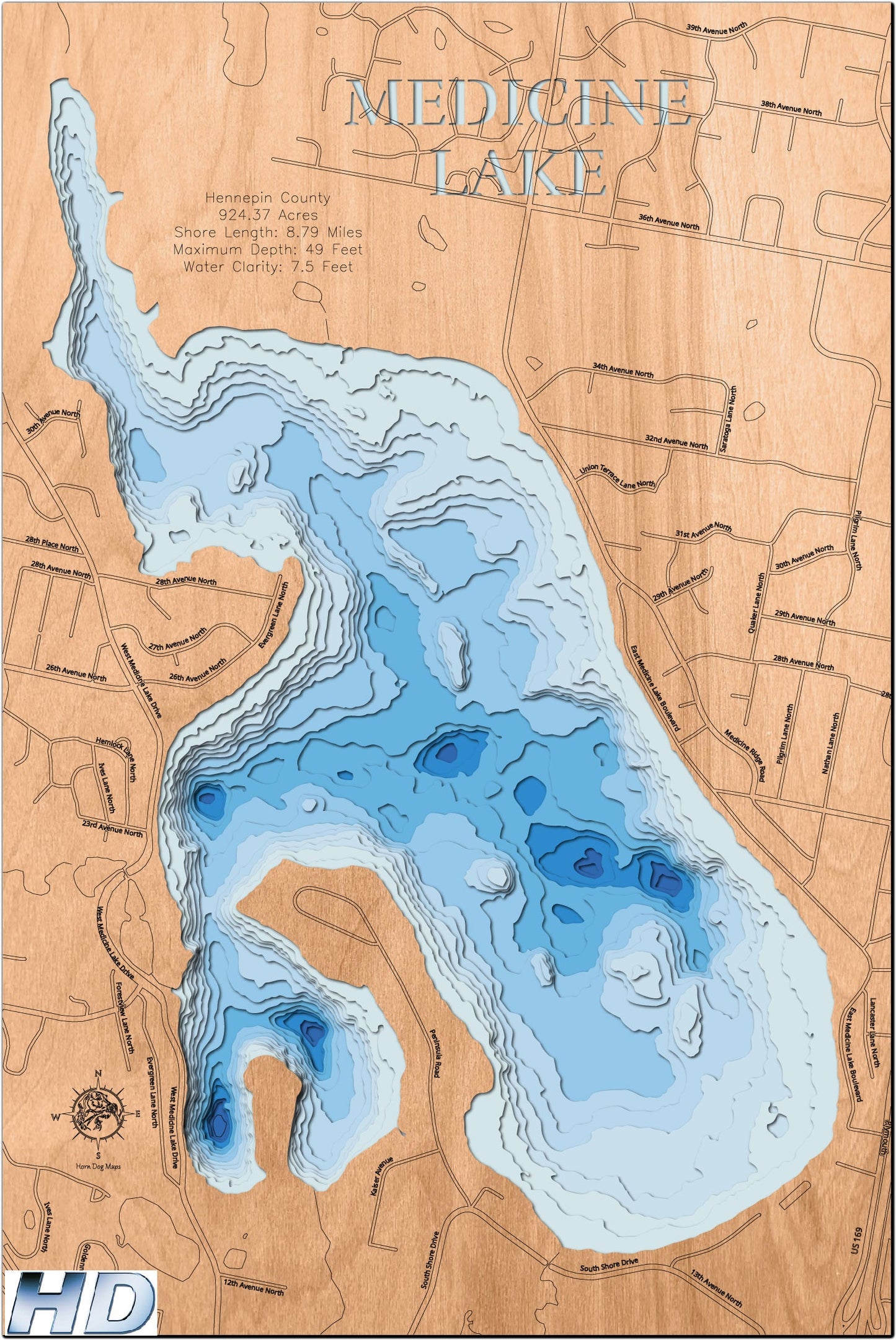 Medicine Lake in Hennepin County, Minnesota