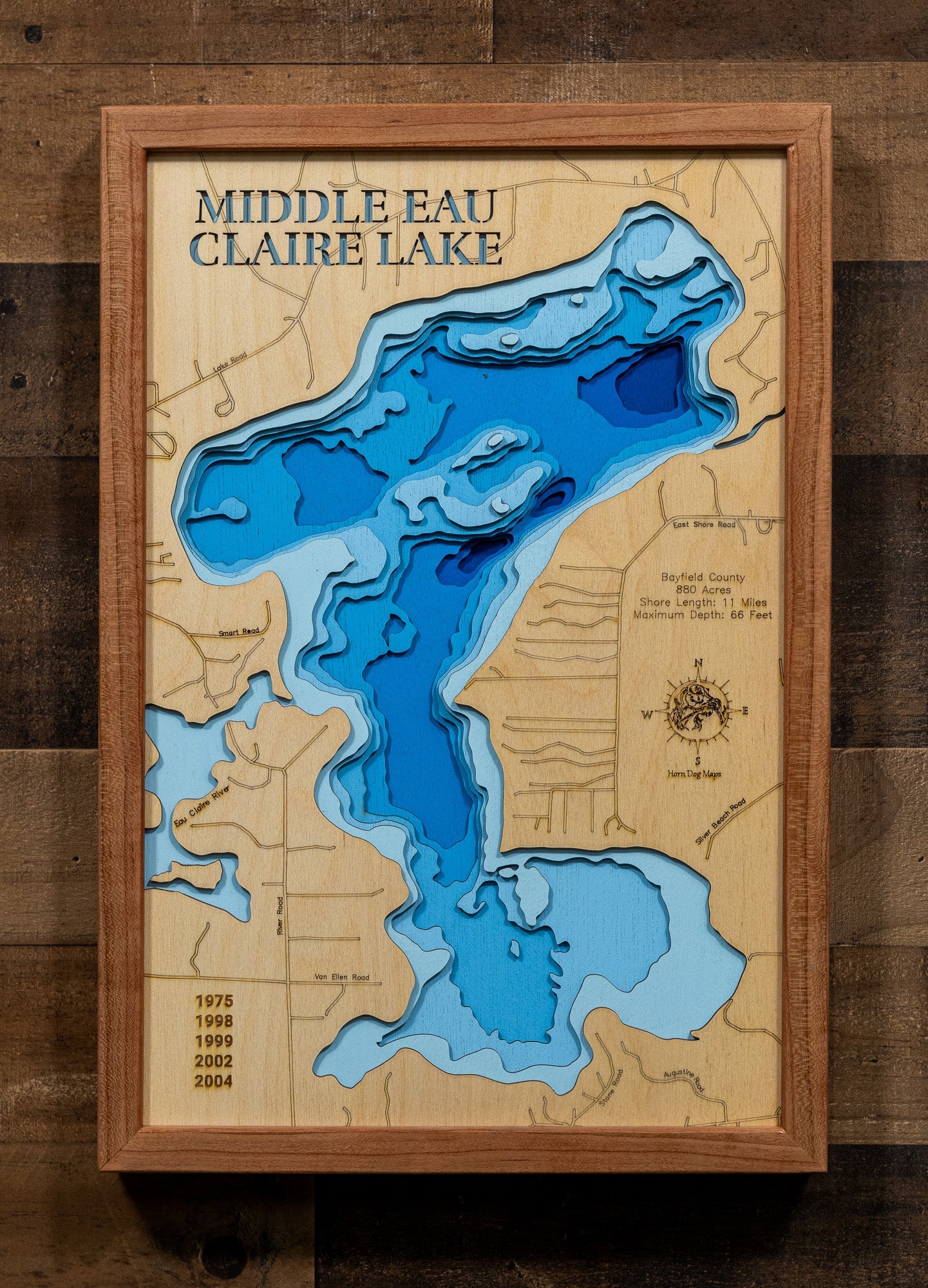 Middle Eau Claire Lake in Bayfield County, Wisconsin