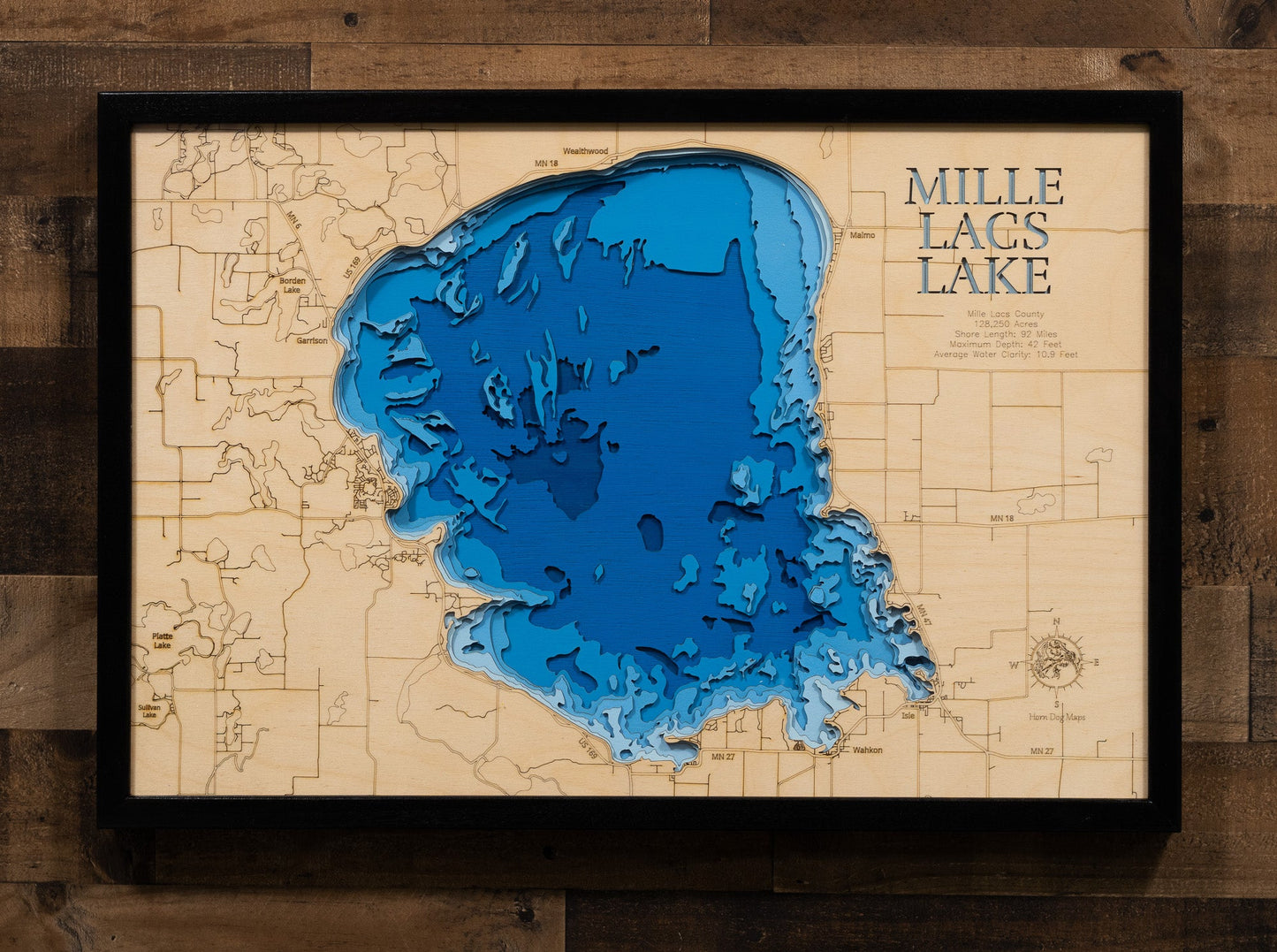 Mille Lacs Lake in Mille Lacs County, Minnesota