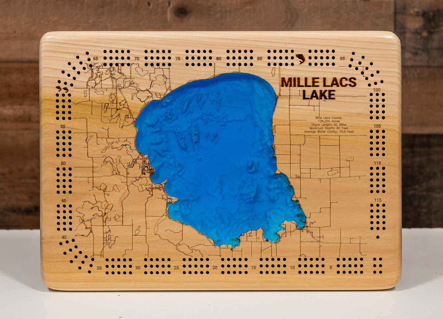 Mille Lacs Lake in Mille Lacs County, Minnesota
