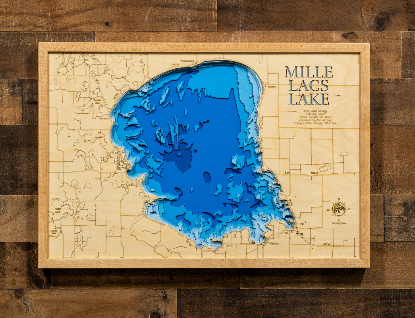 Mille Lacs Lake in Mille Lacs County, Minnesota