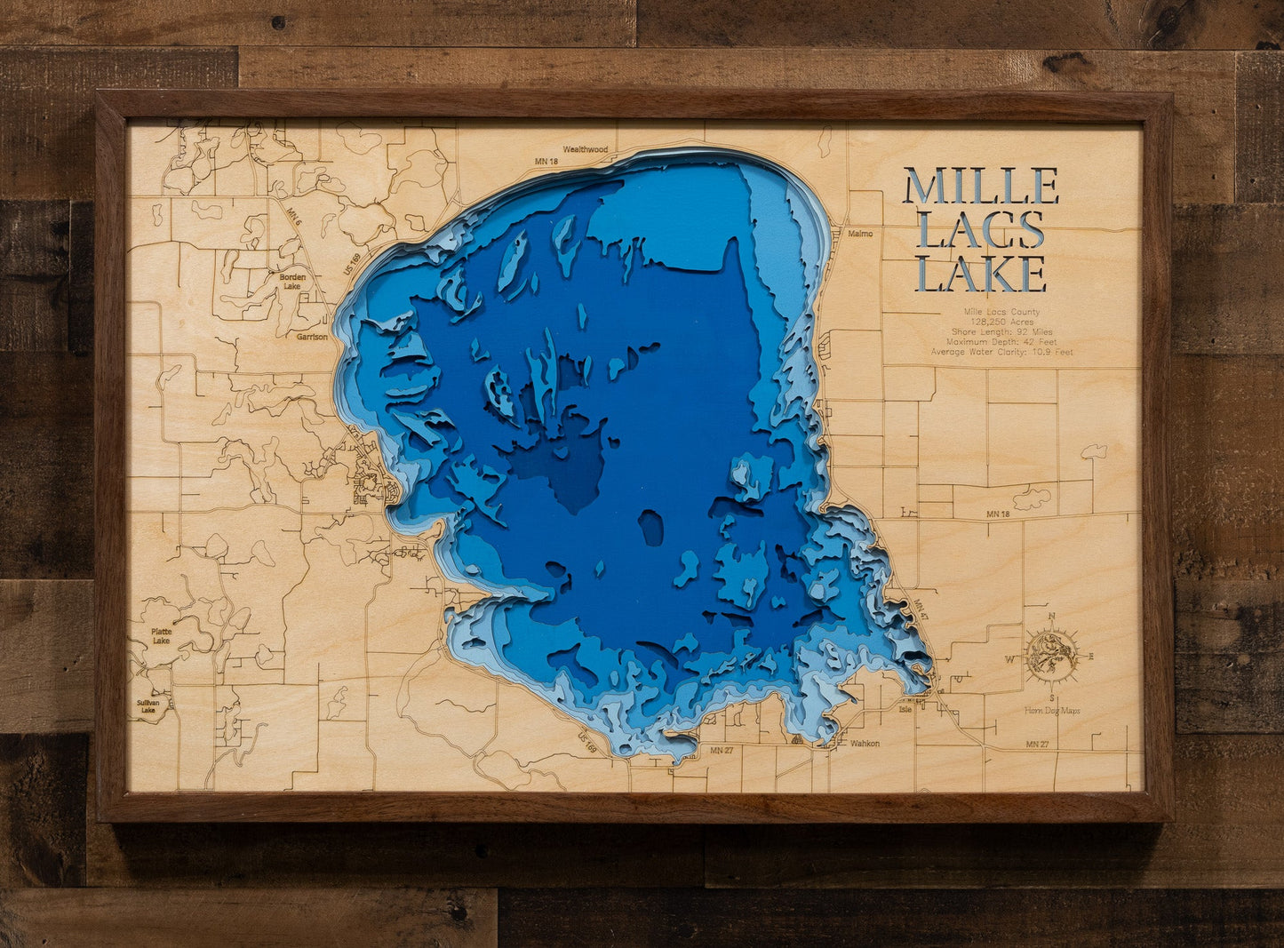Mille Lacs Lake in Mille Lacs County, Minnesota