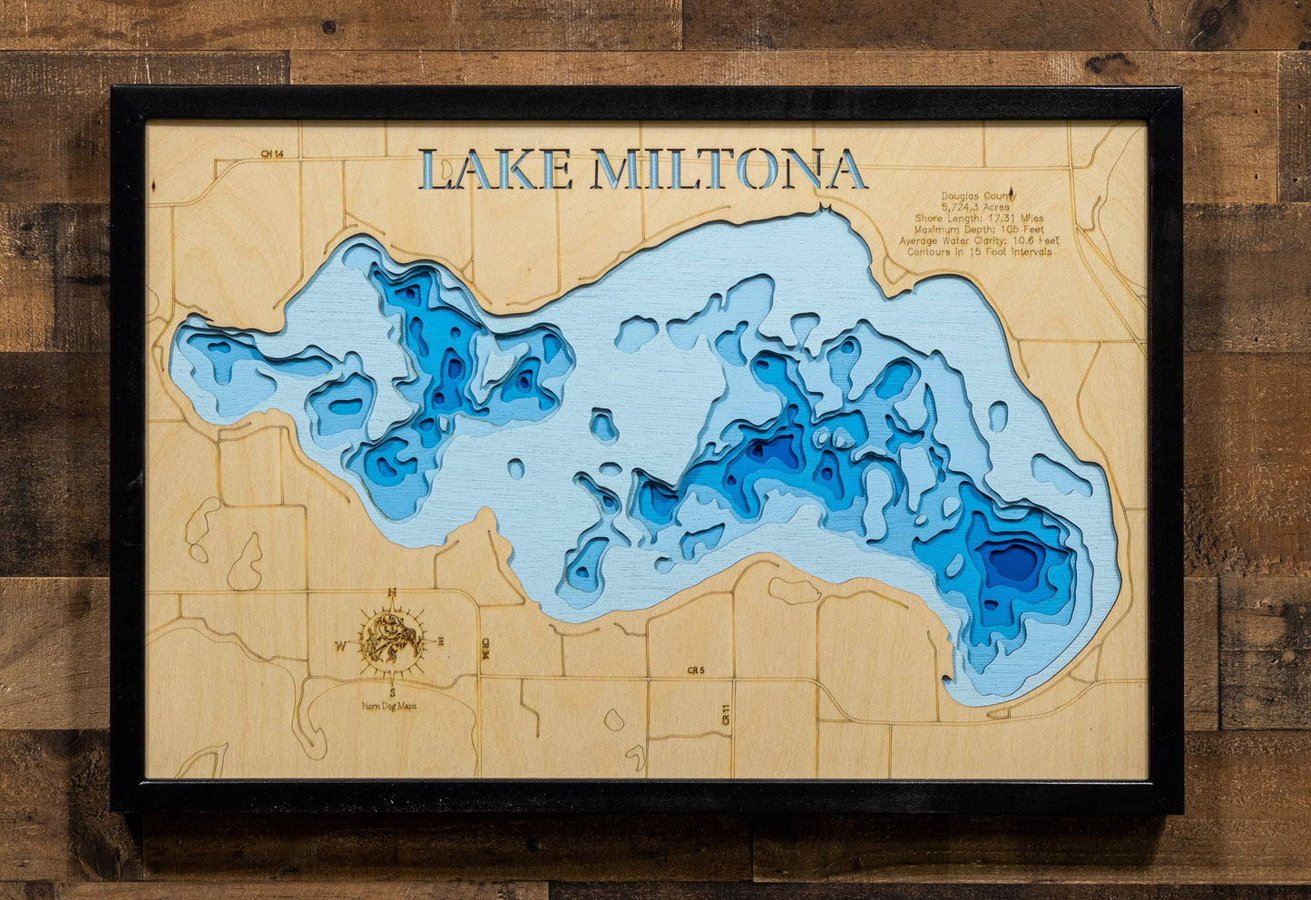 Lake Miltona in Douglas County, Minnesota