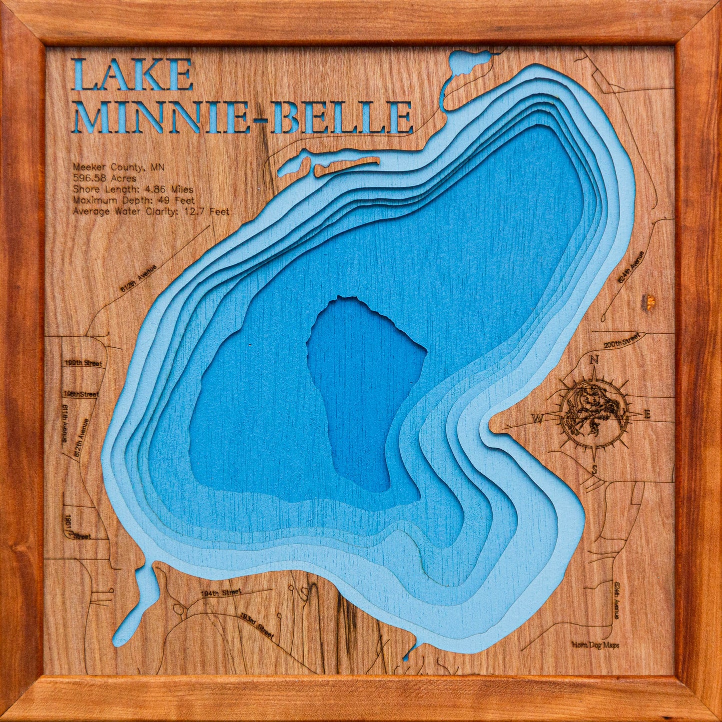 Lake Minnie-Belle in Meeker County, Minnesota