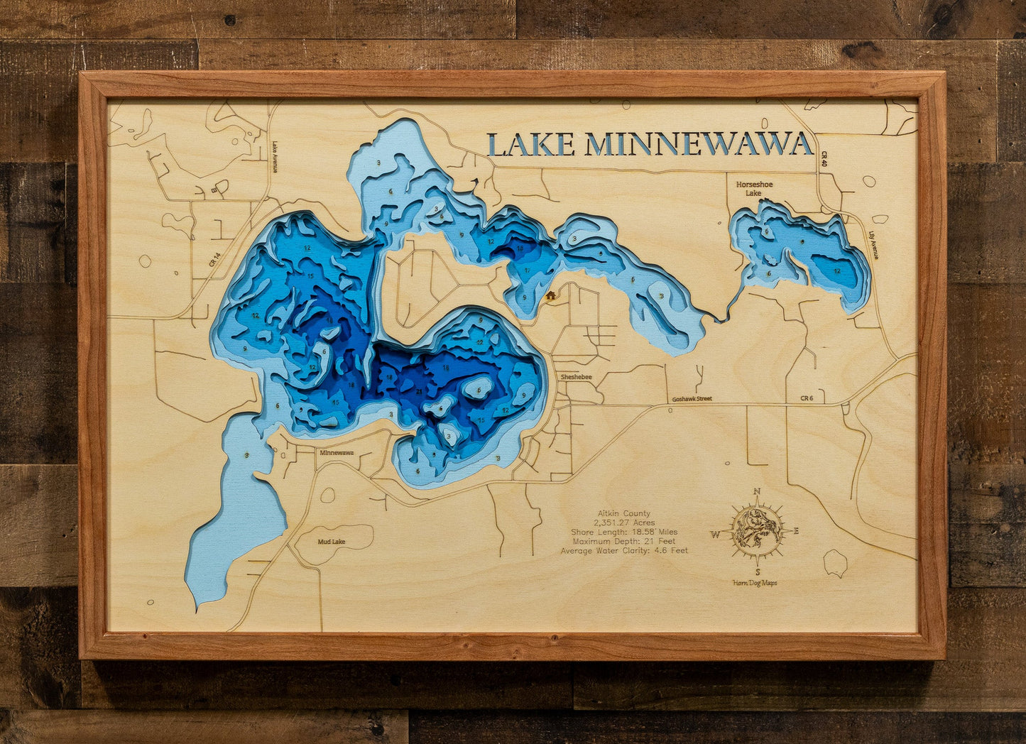 Minnewawa Lake in Aitkin County, Minnesota