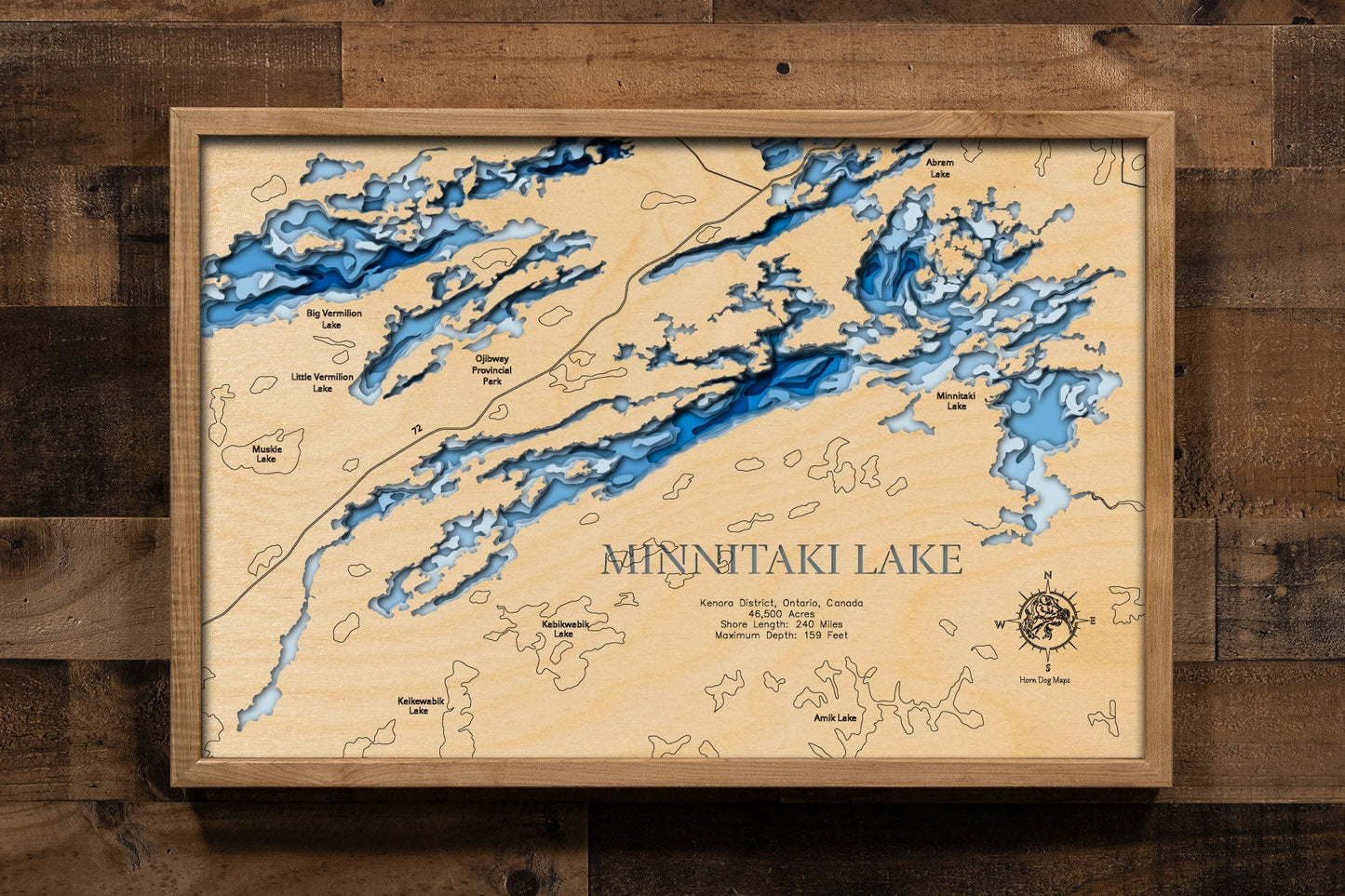 Minnitaki Lake in Kenora District, Ontario, Canada