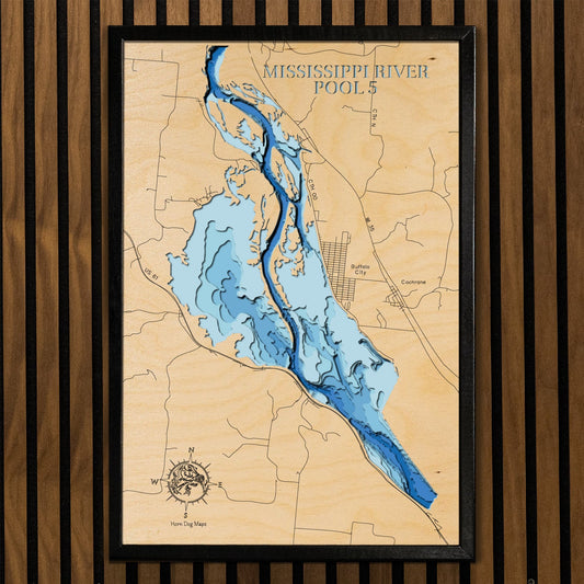 Pool 5 of the Mississippi River in Minnesota and Wisconsin