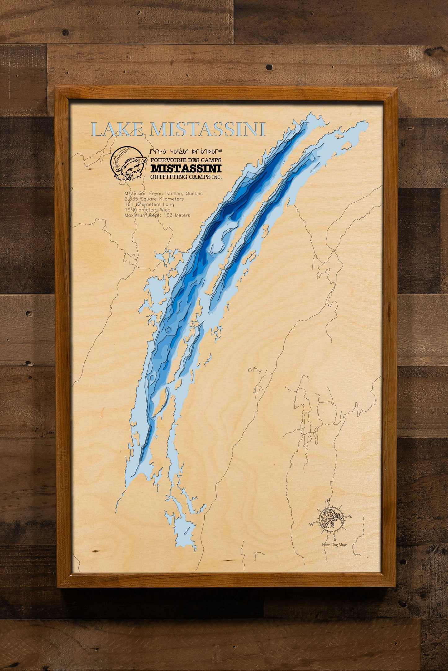 Lake Mistassini in Quebec, Canada