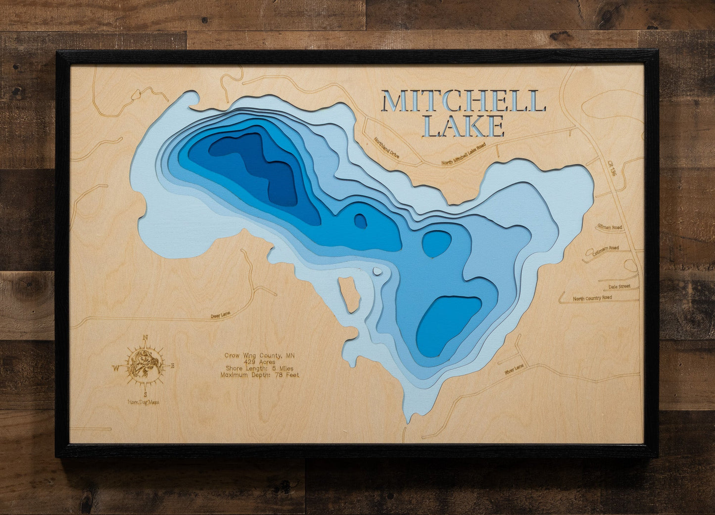 Mitchell Lake in Crow Wing County, Minnesota