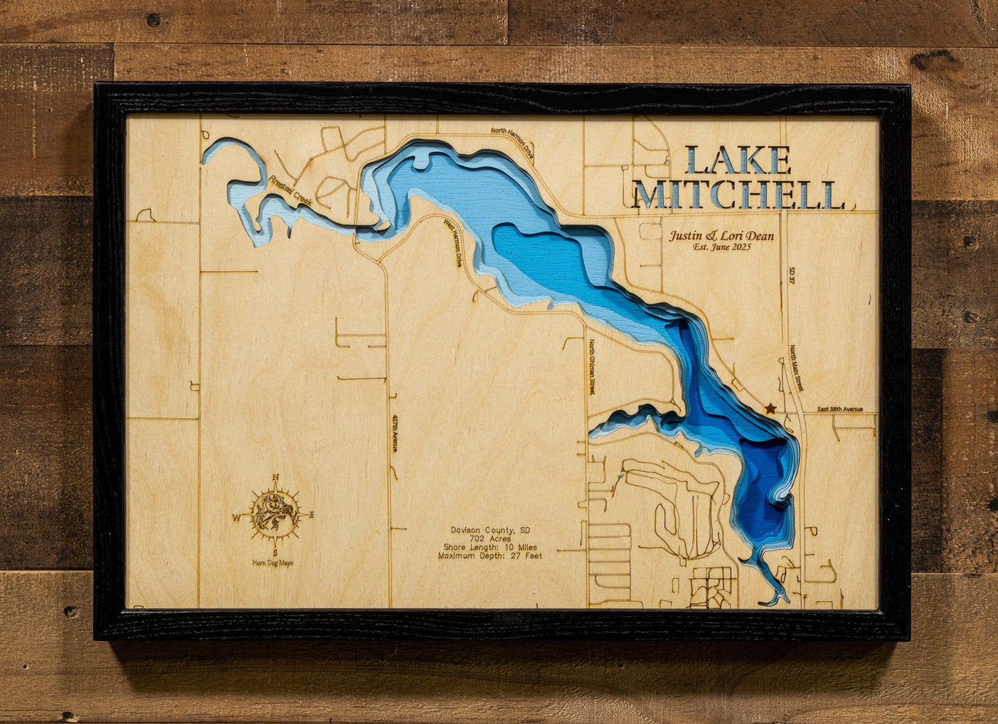 Lake Mitchell in Davison County, South Dakota