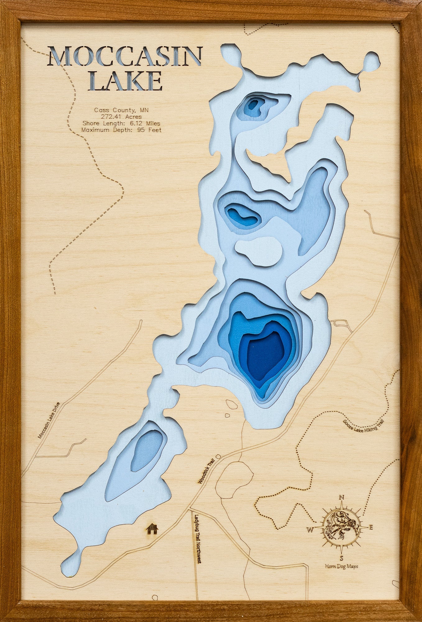 Moccasin Lake in Cass County, Minnesota