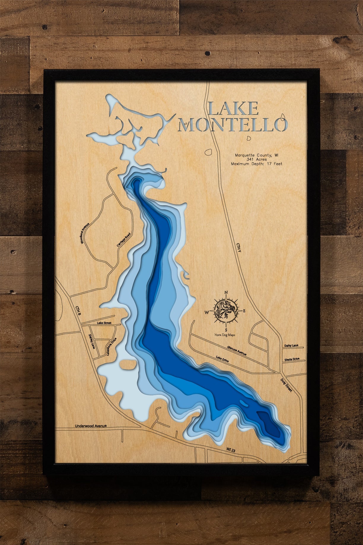 Lake Montello in Marquette County, Wisconsin