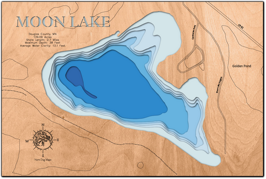 Moon Lake in Douglas County, Minnesota